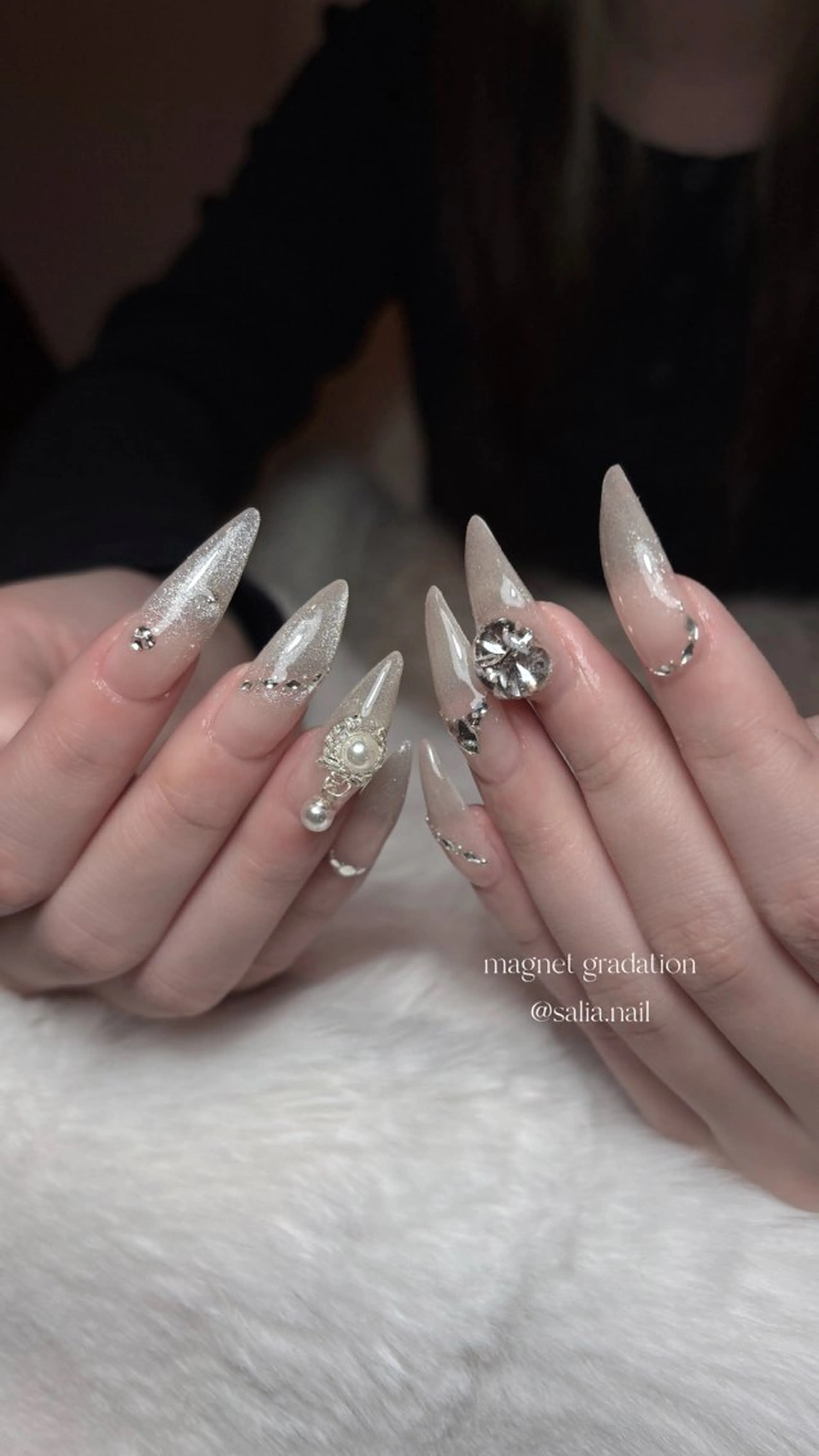 ネイル ハンドネイル 名古屋ワンホンネイル 沙理亜のネイルデザイン