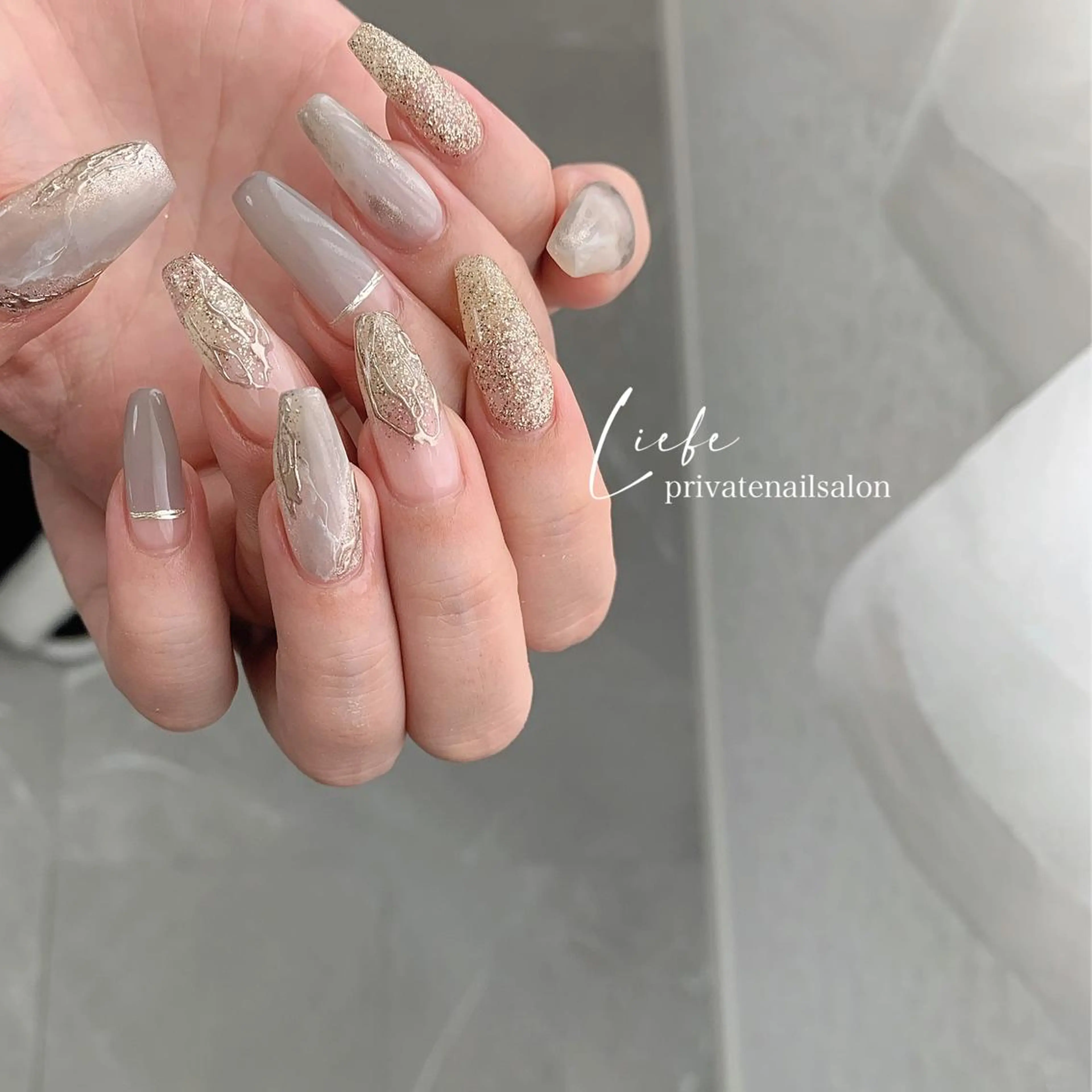 ネイル ニュアンスネイル ハンドネイル Liebe nailのネイルデザイン