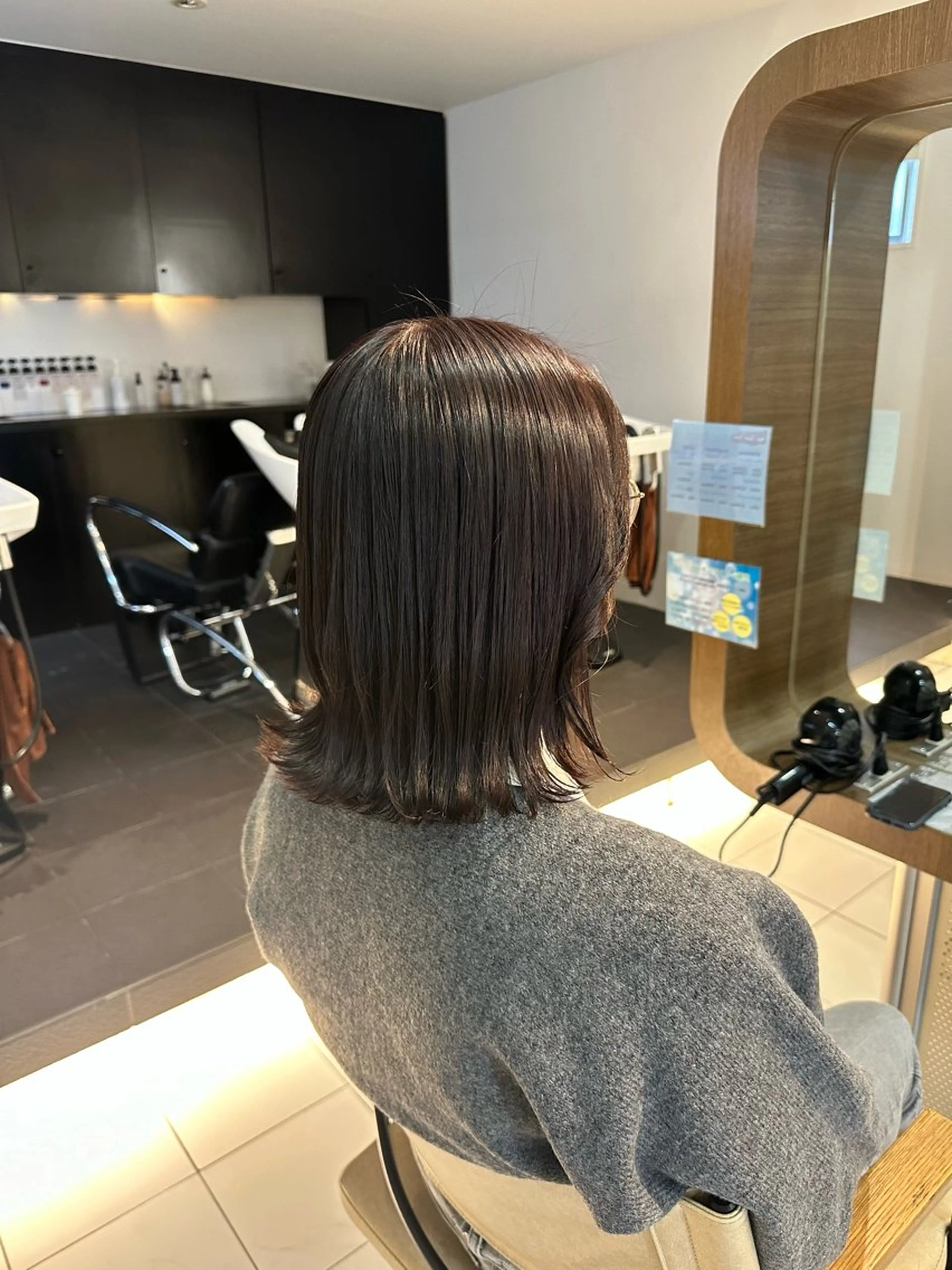 ショート カラー 切りっぱなしボブ ボブ カット ヘアカラー アニメオタク美容師✂ miharuのヘアスタイル