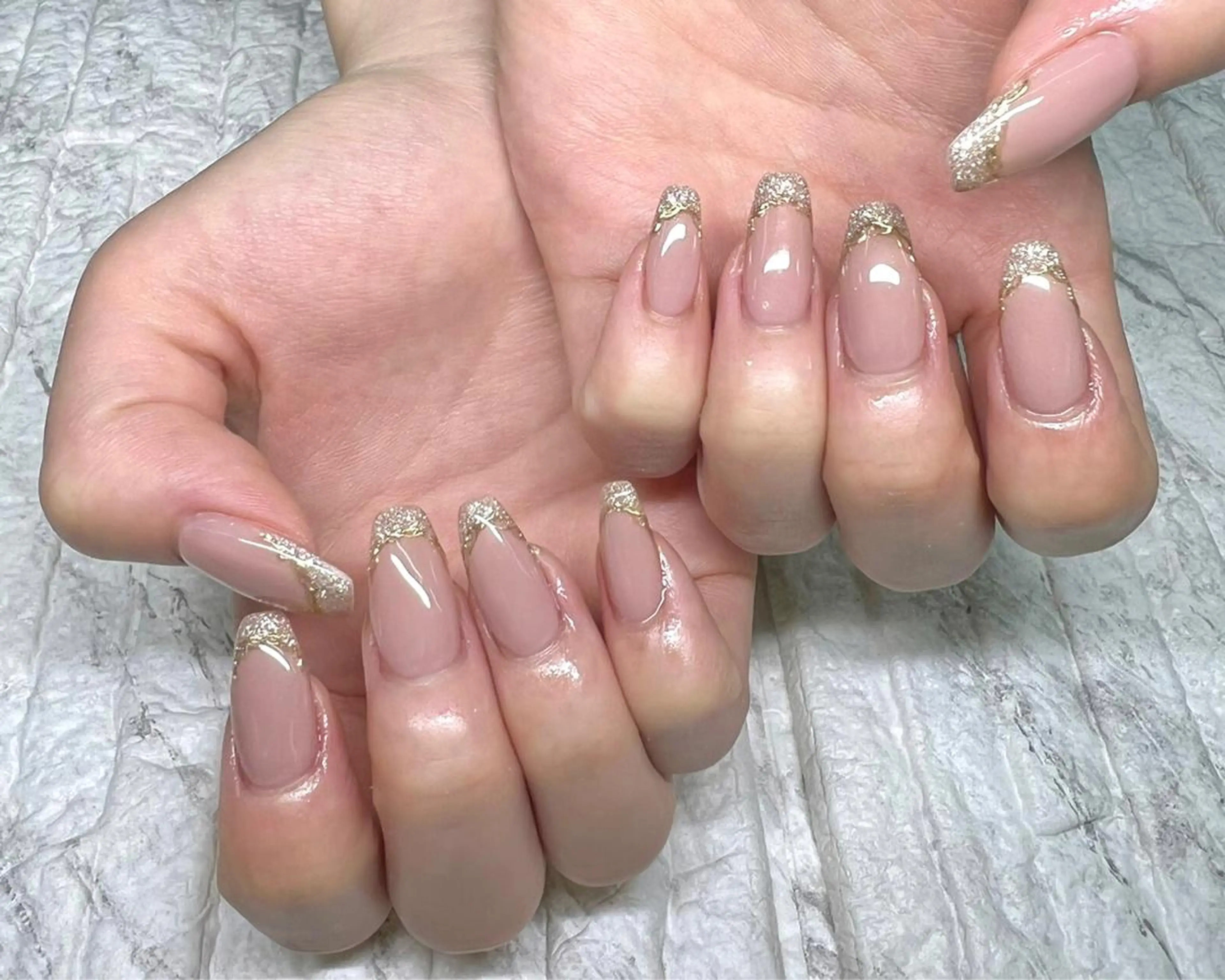 長さ出し(チップ)10本＋サンプルデザイン🎨オフなし 12500円の写真