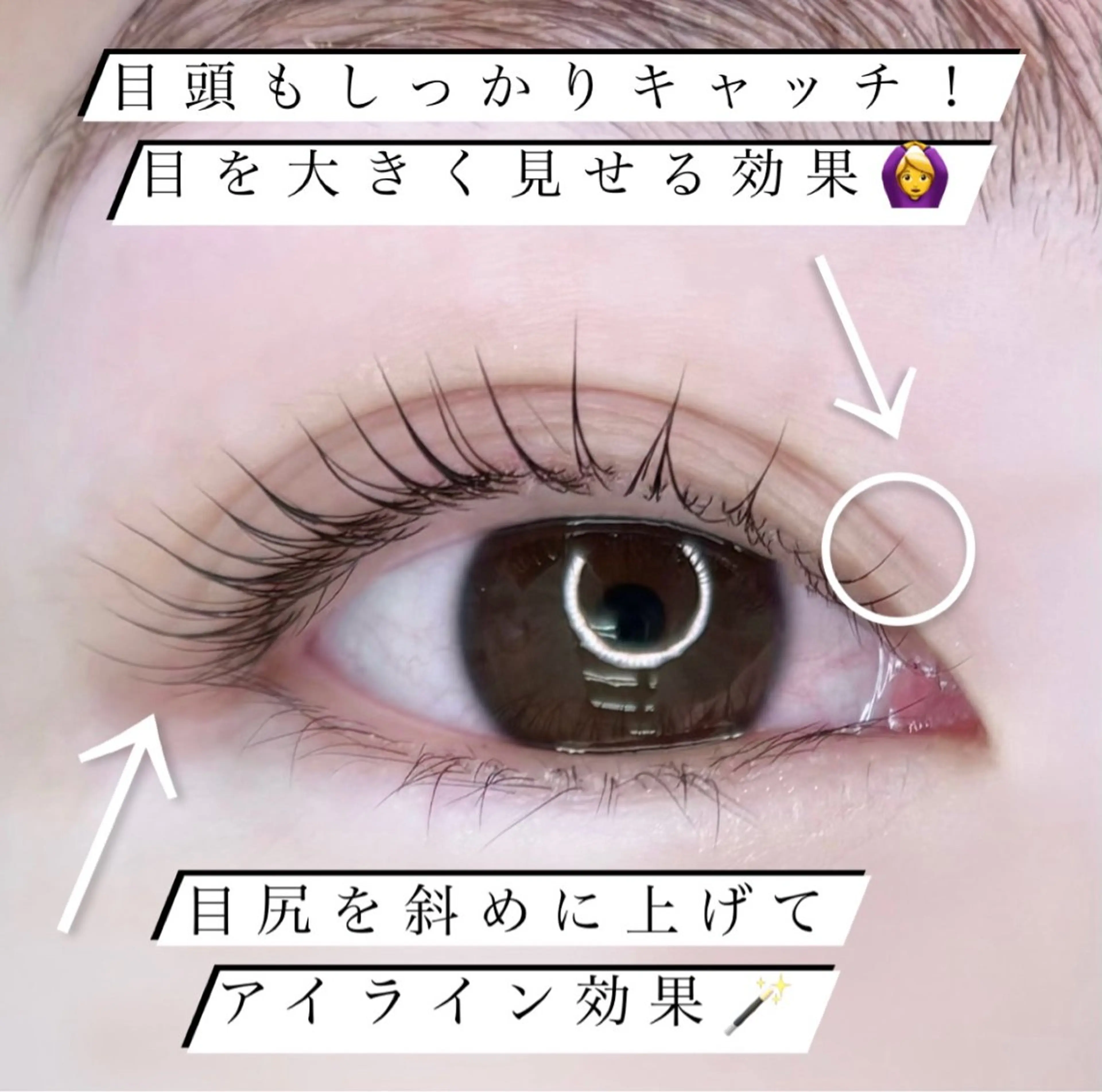 マツエク・マツパ ナチュラル IVY-NUE HITOMIのマツエク・マツパデザイン