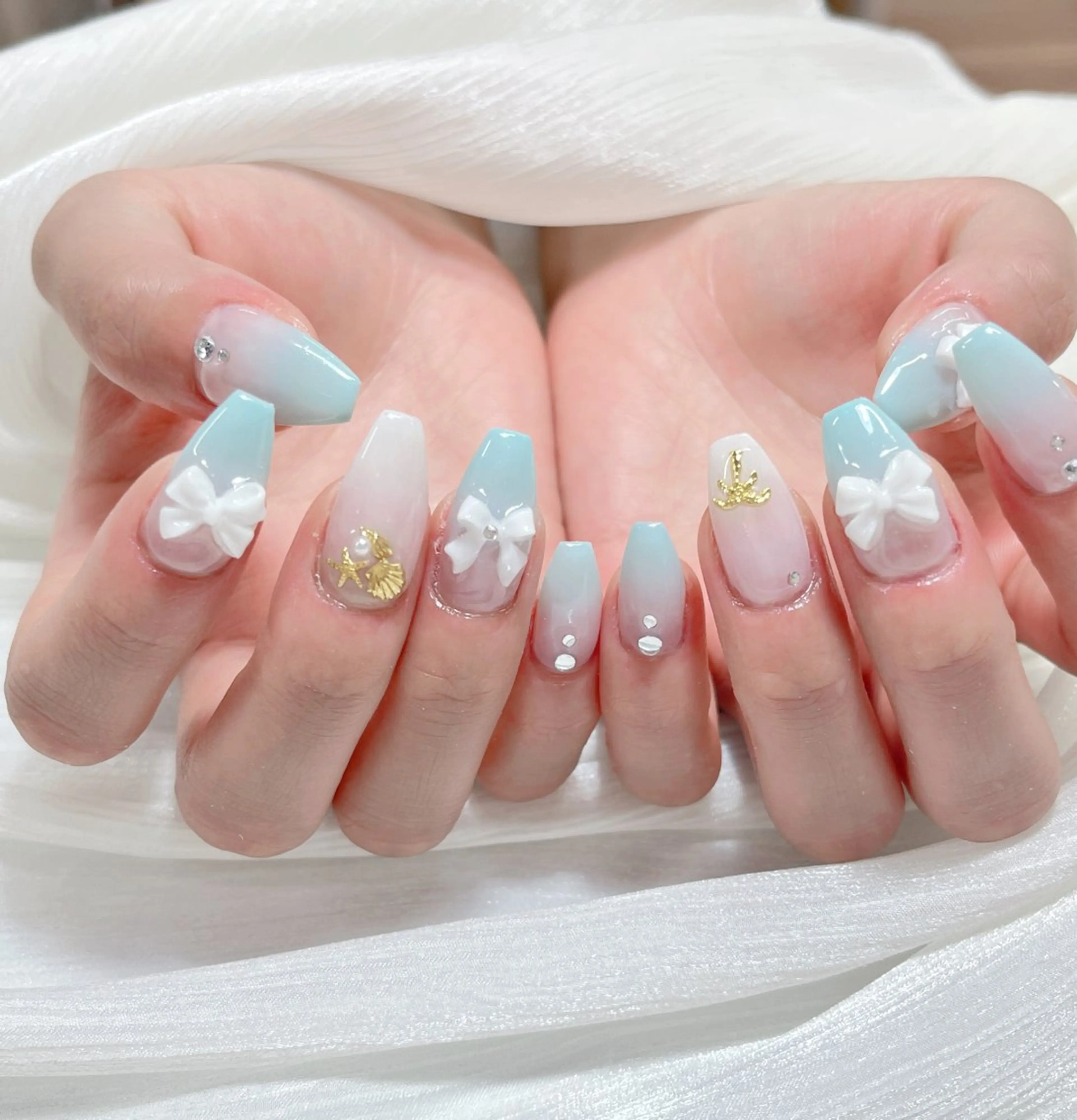 ネイル candy nail 韓国風ワンホンネイルのネイルデザイン