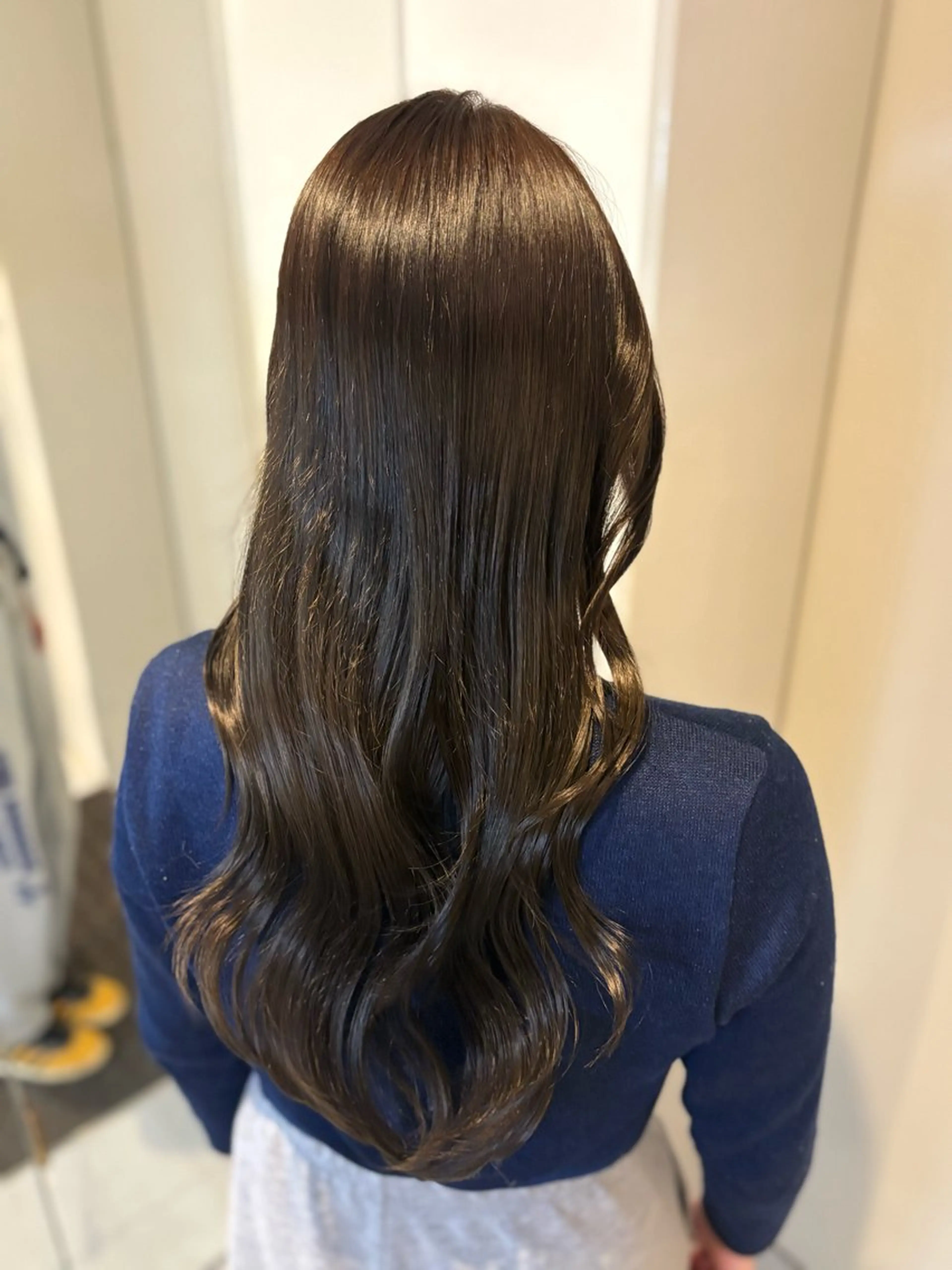 ロング カラー ヘアアレンジ グレージュ ヘアカラー トリートメント three.所属・植林 奨のヘアスタイル