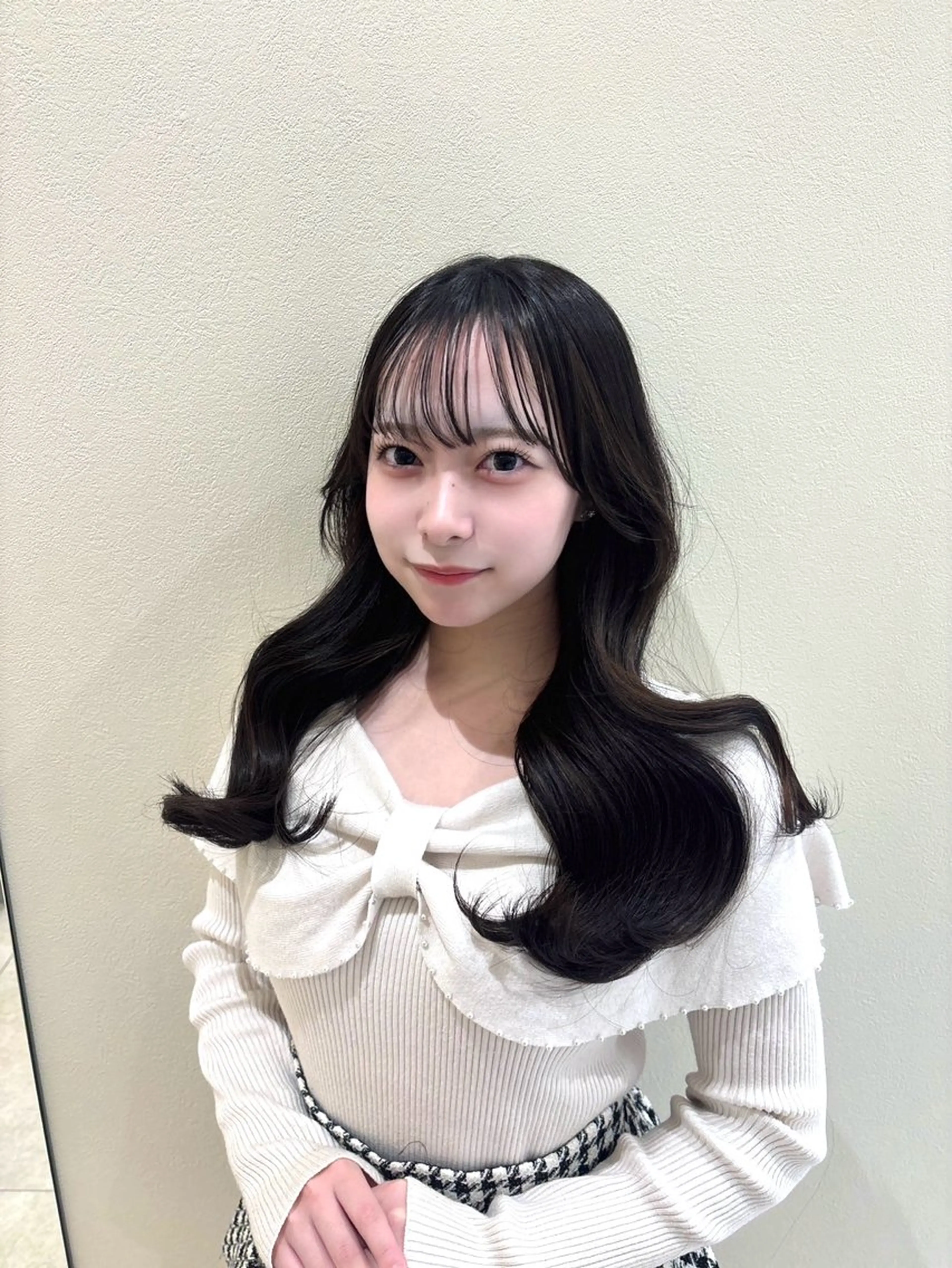 ロング 顔周りカット 小顔カット TAYA  ひばりが丘店所属・福留 和のヘアスタイル