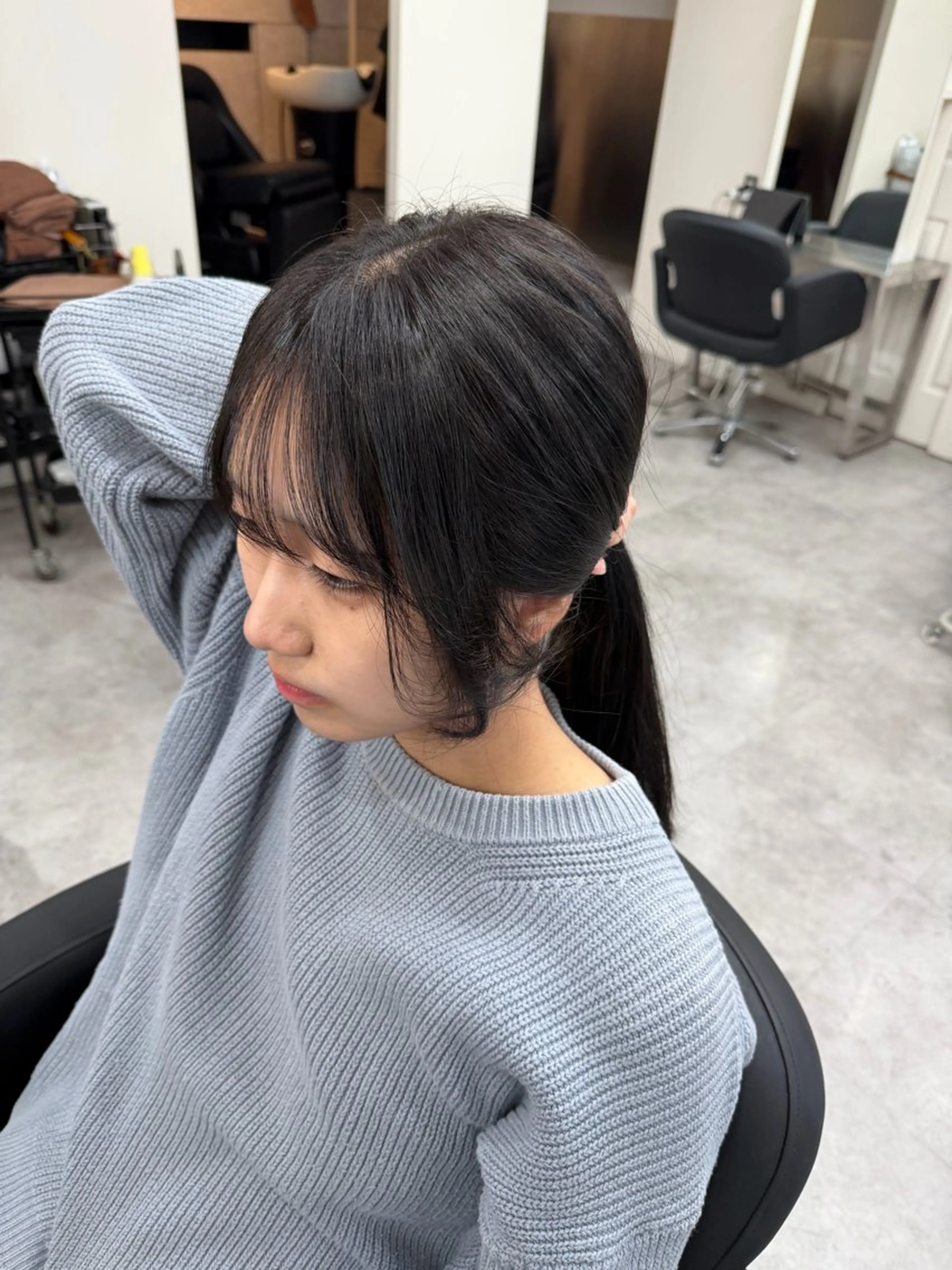 【ポイント縮毛】前髪・顔まわり ＋メンテナンスカットの写真