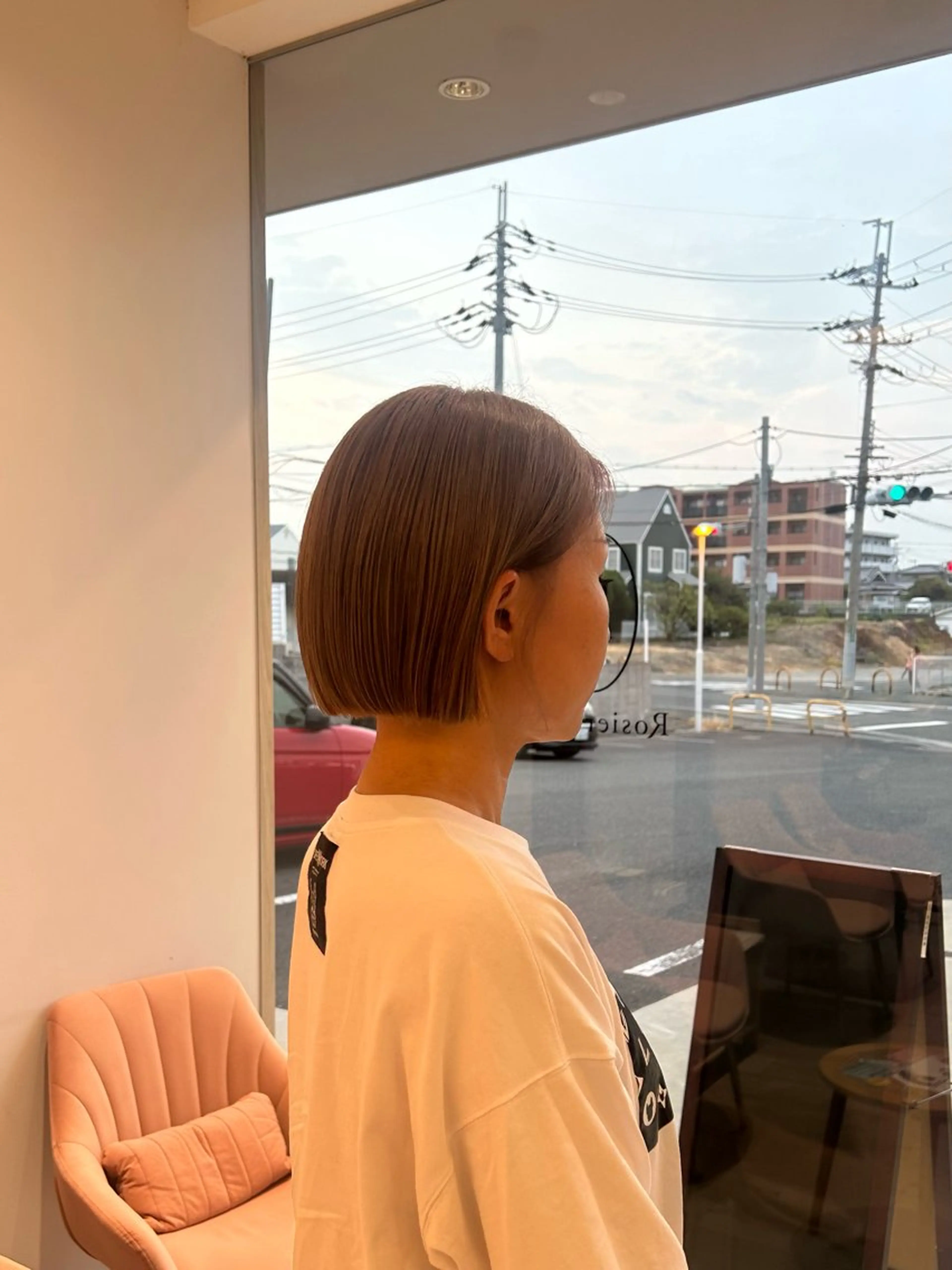 ショート カット トリートメント Rosierbleu 大工のヘアスタイル