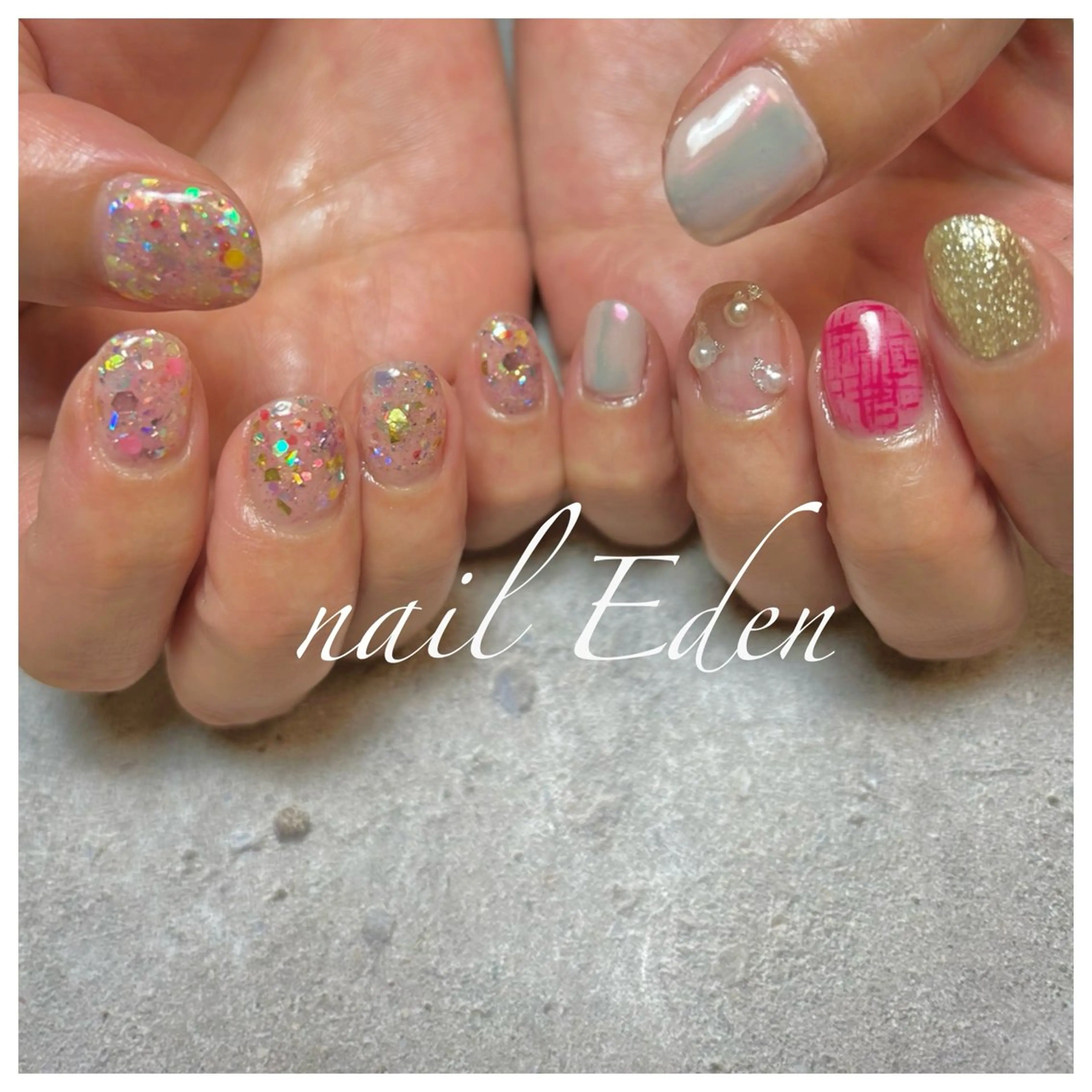 ネイル 持ち込み Eden　private nail saron所属・Eden ♾️のネイルデザイン
