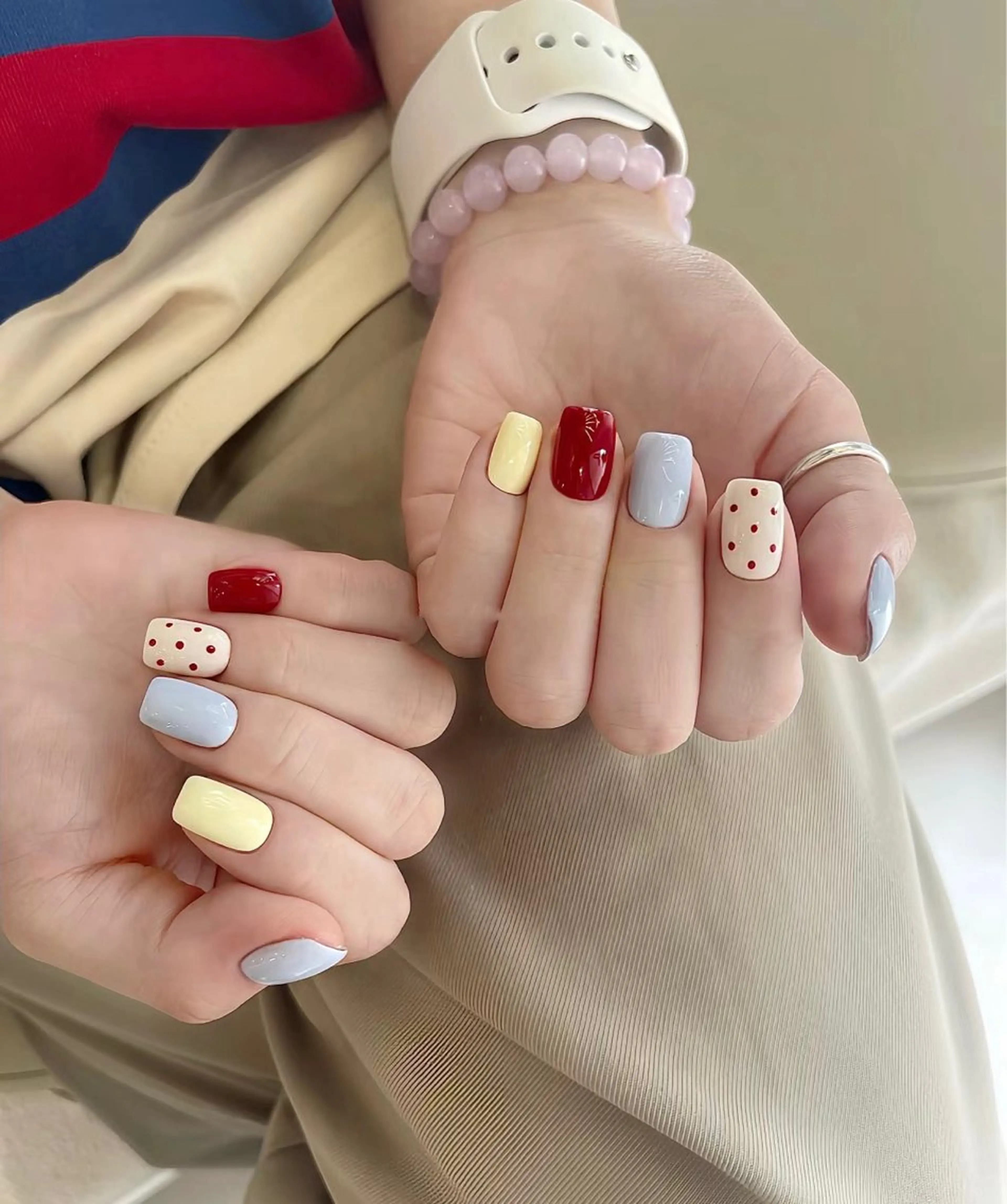 ネイル オフィスネイル シンプルネイル BabyYouMi nailのネイルデザイン