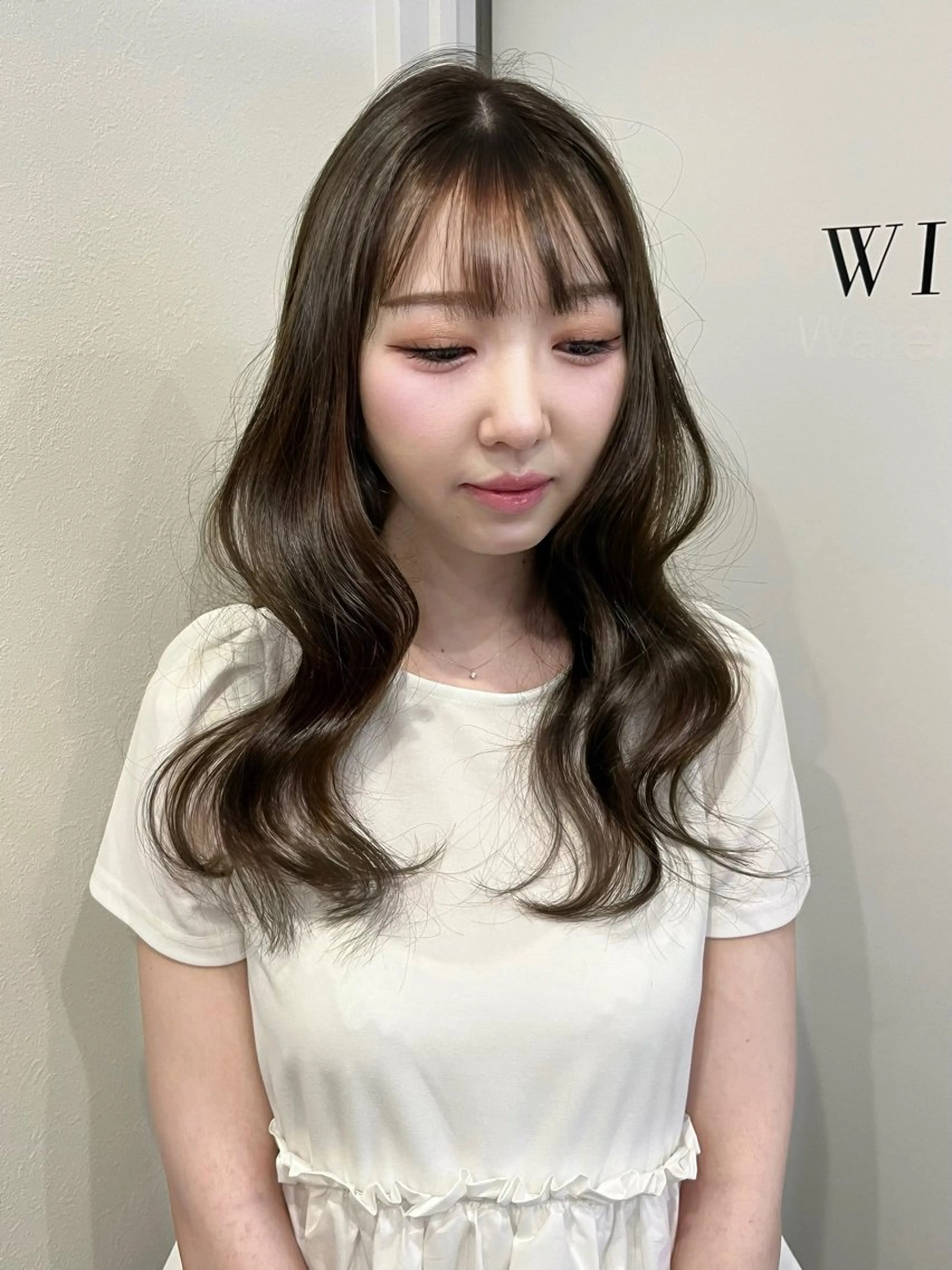 ロング カラー グレージュ 透明感カラー/京都 /Himari🩶のヘアスタイル