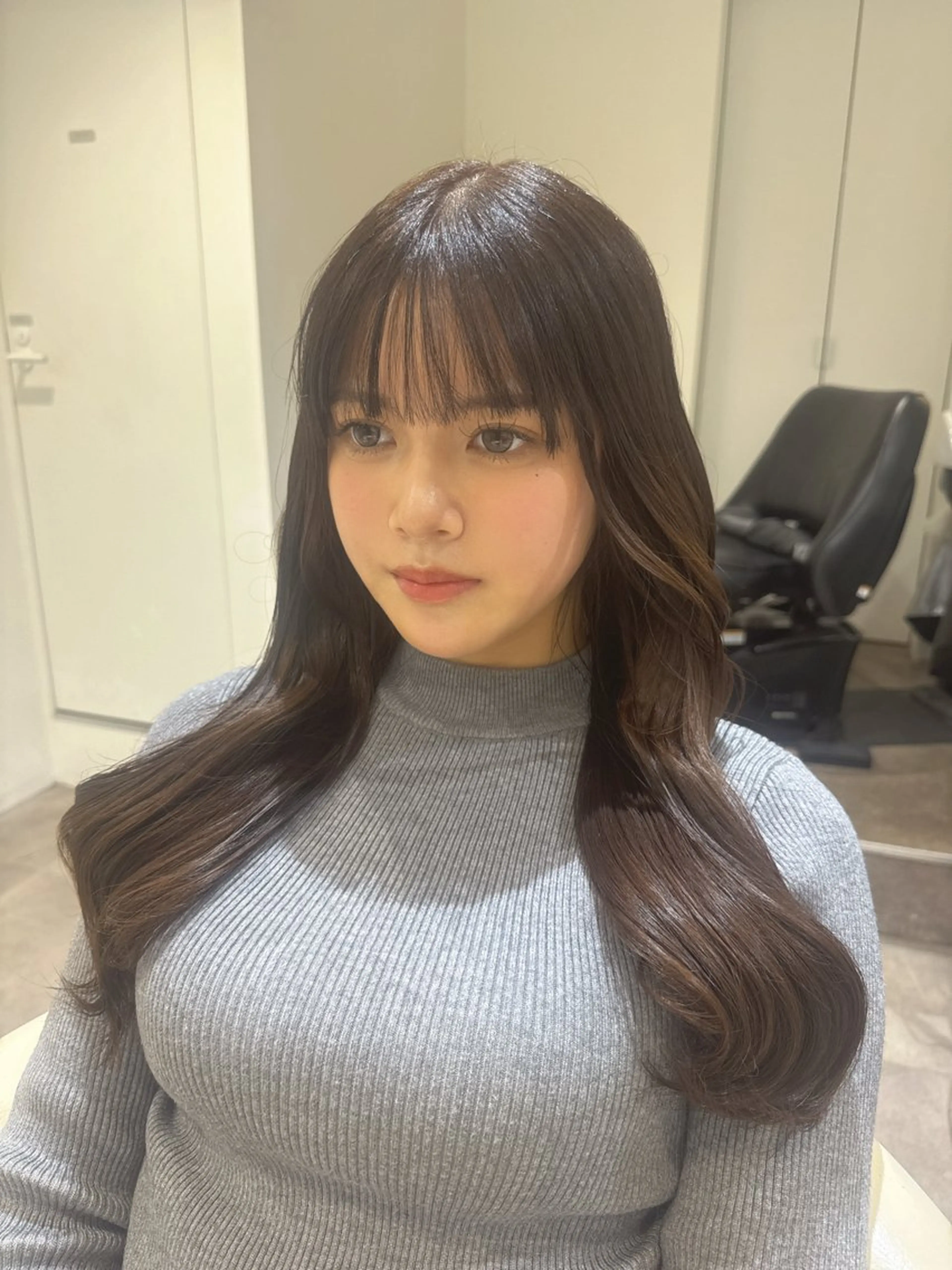 ロング カラー ブリーチ ブラウンカラー 透明感カラー モカブラウン ブリーチなしカラー カット ヘアカラー トリートメント 💎透明感カラー特化 💎TAISEIのヘアスタイル