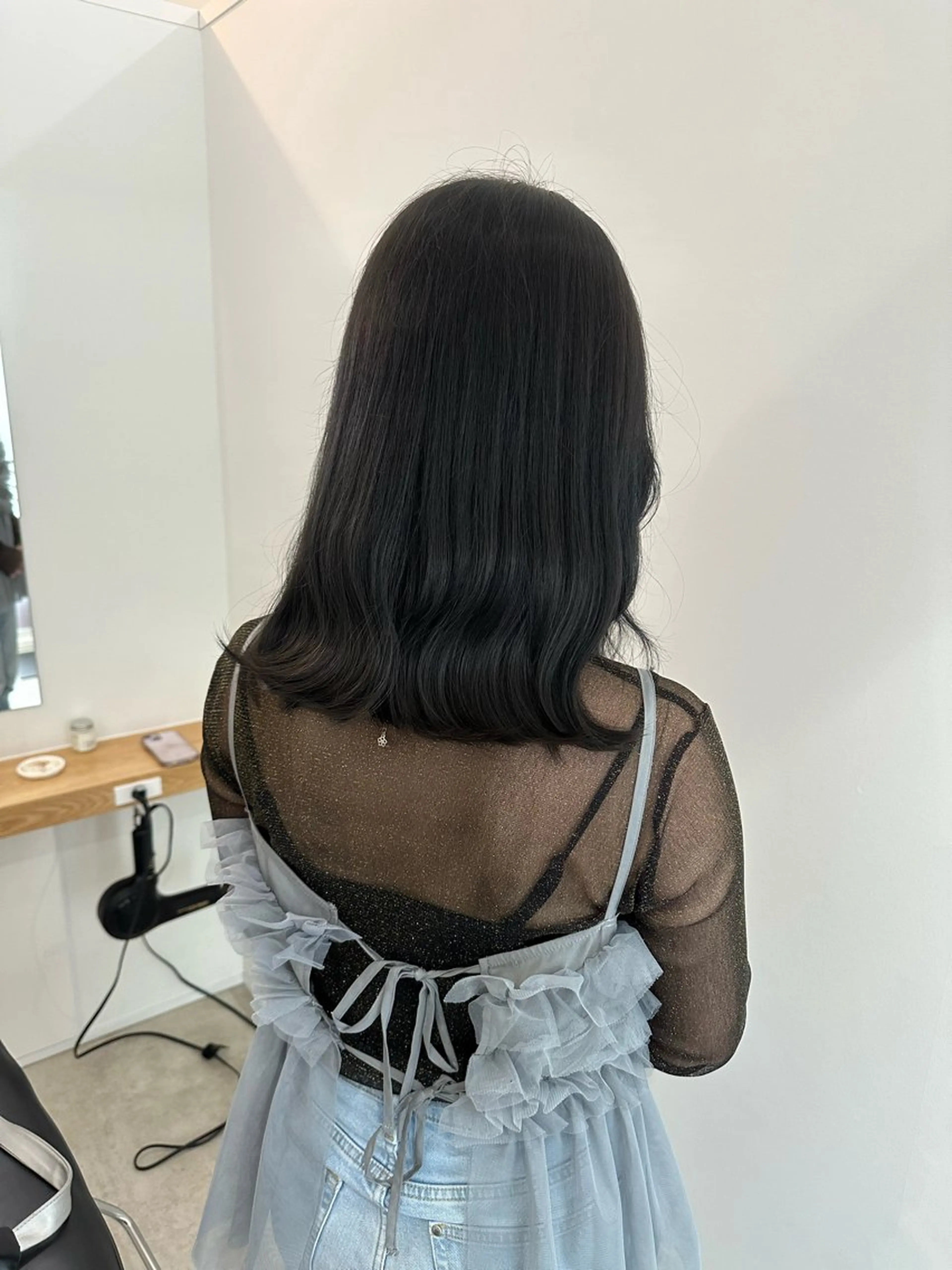 ミディアム カラー カット ヘアカラー トリートメント ヘアセット/艶カラー 💐nao.のヘアスタイル