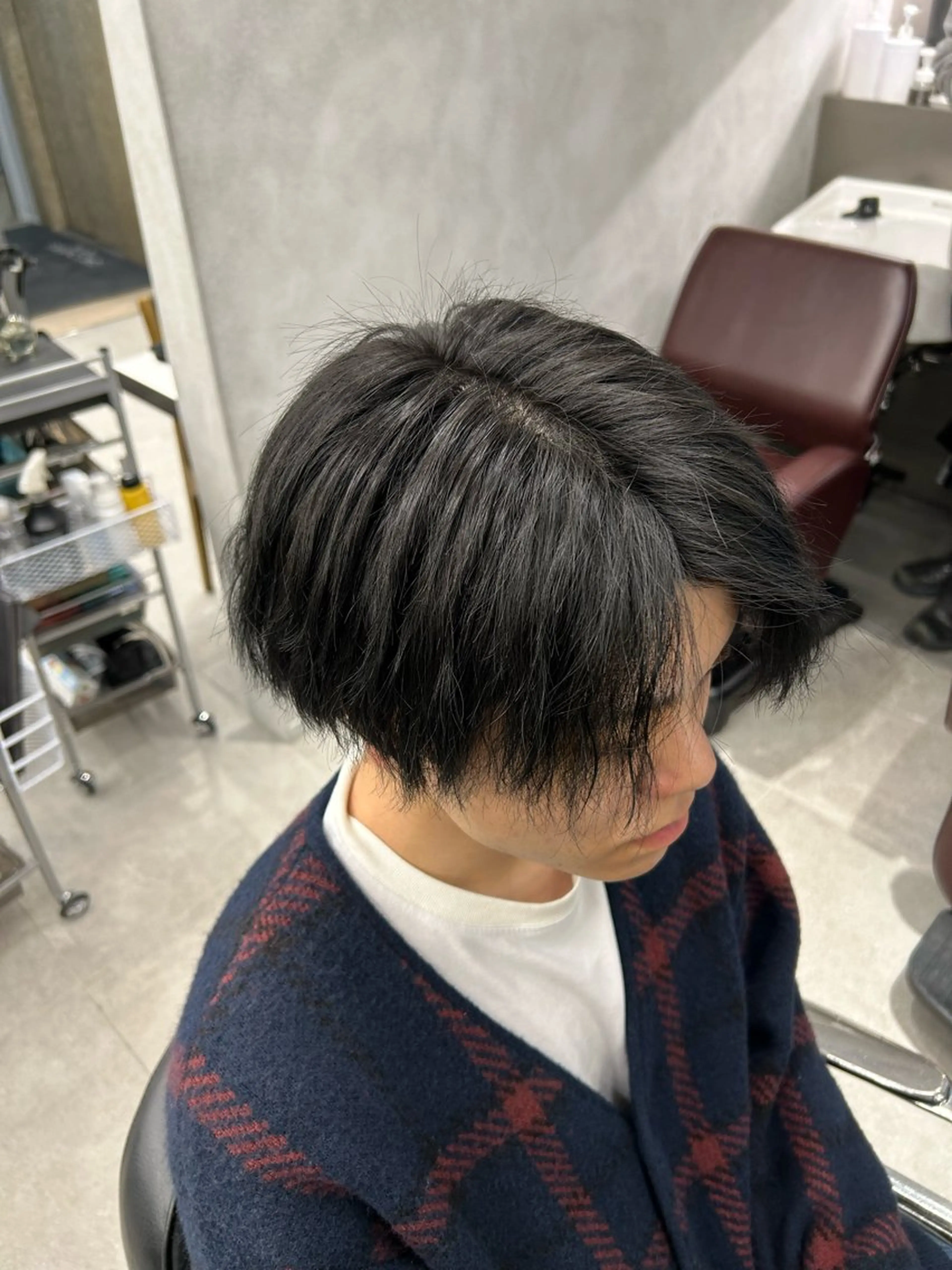 ショート カラー メンズ メンズブリーチ ブリーチ 與那嶺 紘のヘアスタイル