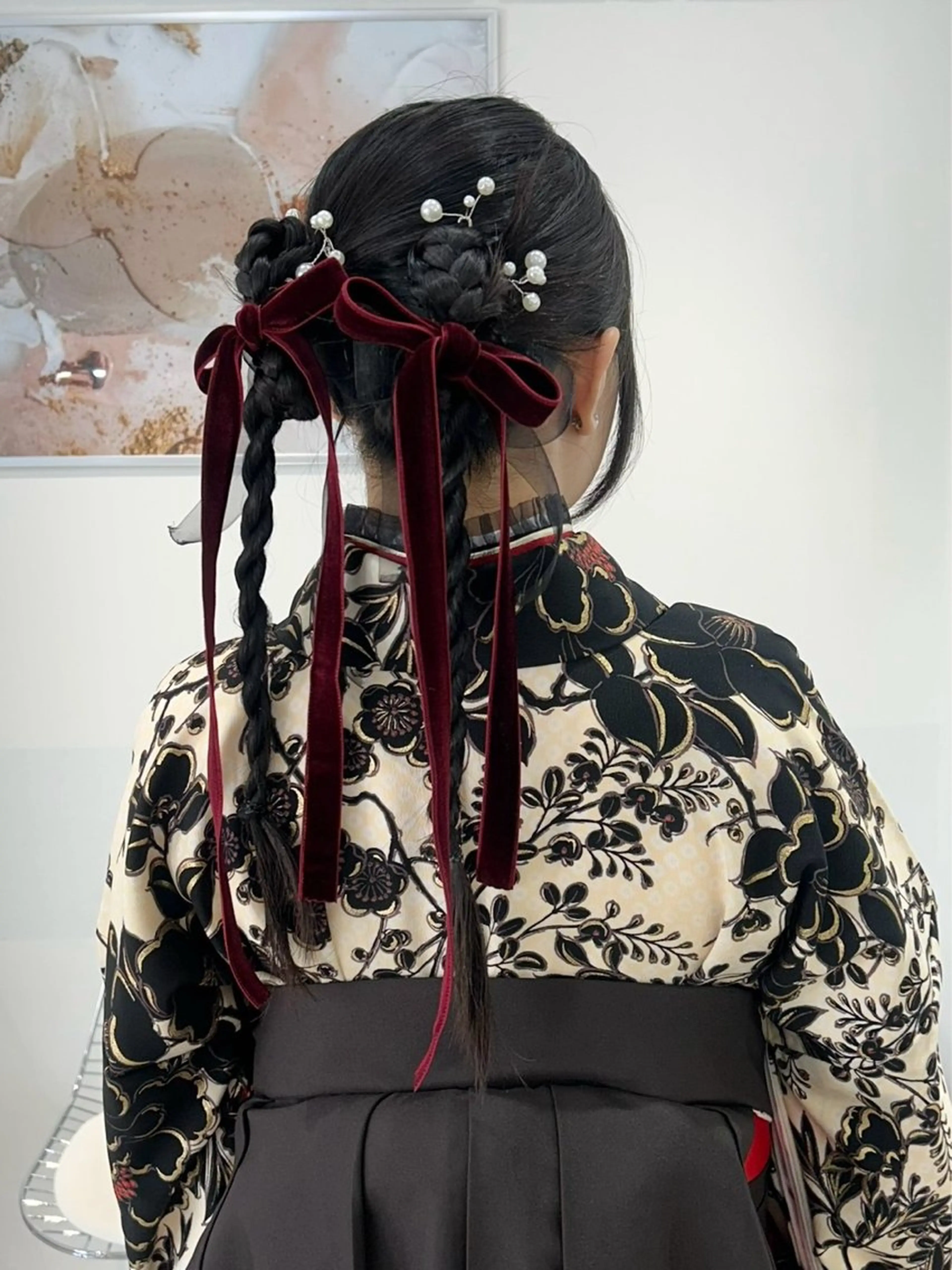 ヘアアレンジ ヘアセット 卒業式ヘアセット🎀 ヘアアレンジのヘアスタイル