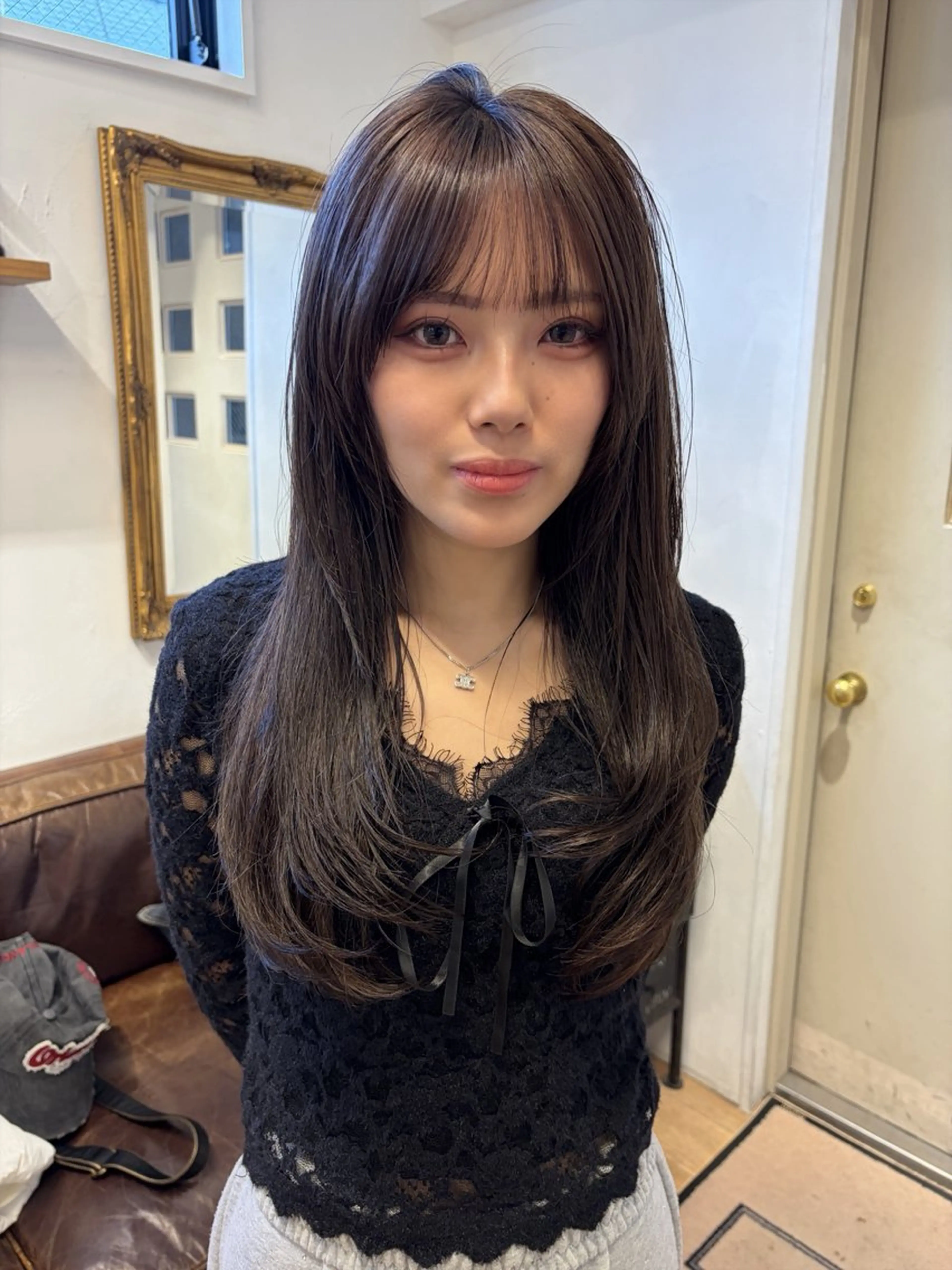 ミディアム カラー カット ヘアカラー トリートメント 赤み消しカラー / ヨシダトモキのヘアスタイル