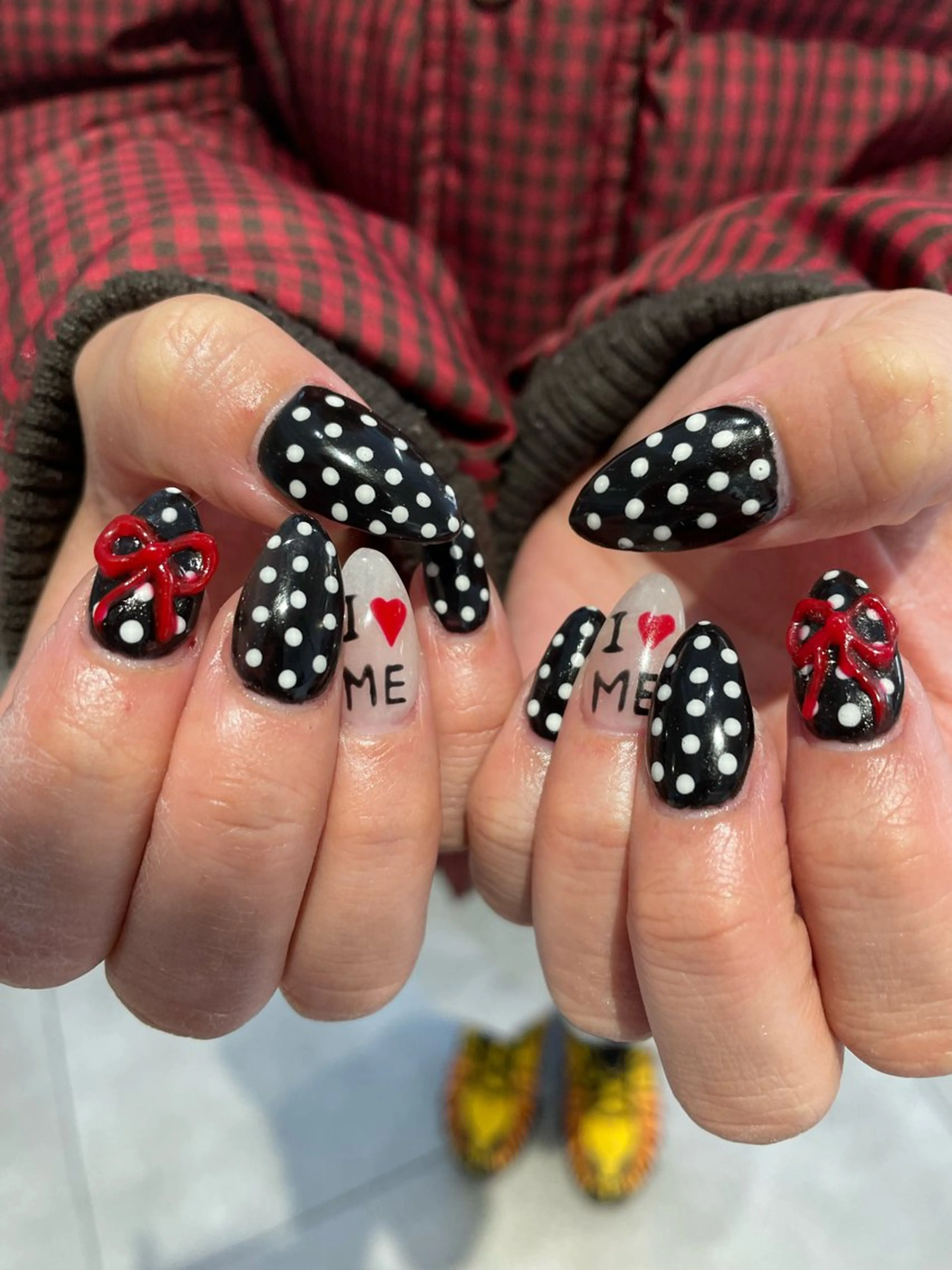 ネイル ドット ハンドネイル hair&nail ☯️アイリ☯️のネイルデザイン