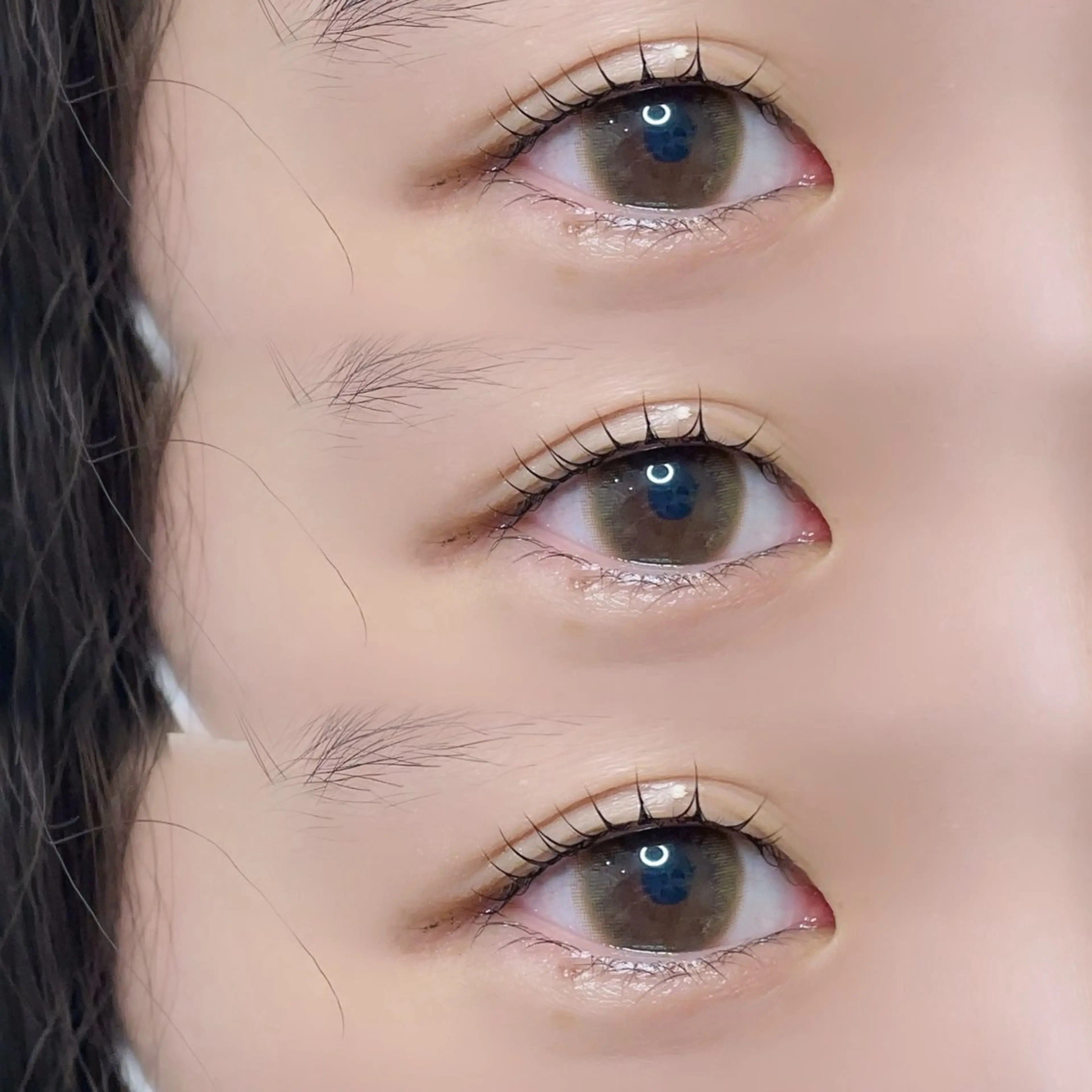 マツエク・マツパ 一重×まつ毛パーマ マツパ chiyori天王寺 🎀韓国風束感まつげのマツエク・マツパデザイン