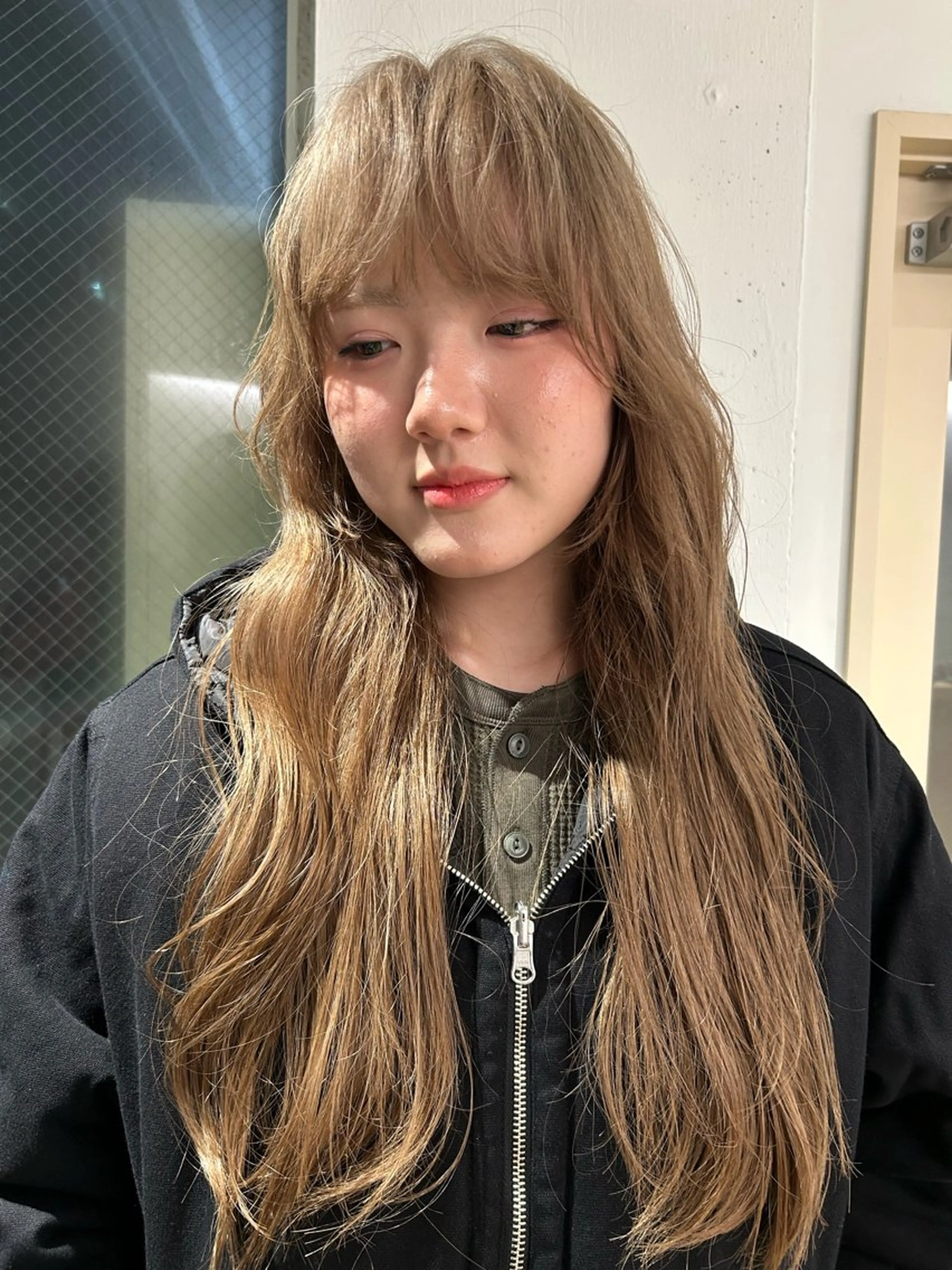 ロング カラー ヘアカラー トリートメント ケアパーマ/ケアブリ ーチdaisukeのヘアスタイル