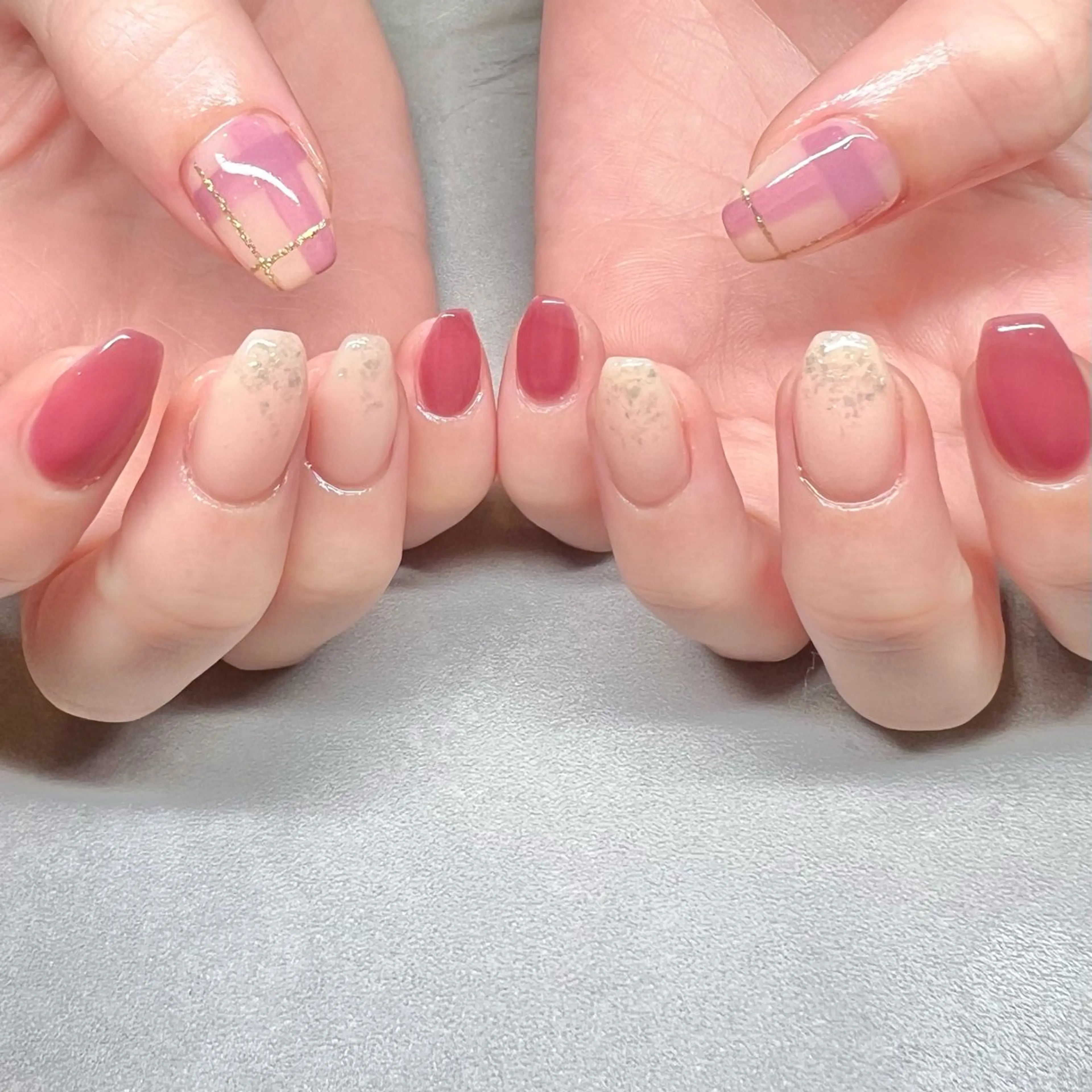 ネイル YUKO🩶 sofa立川のネイルデザイン