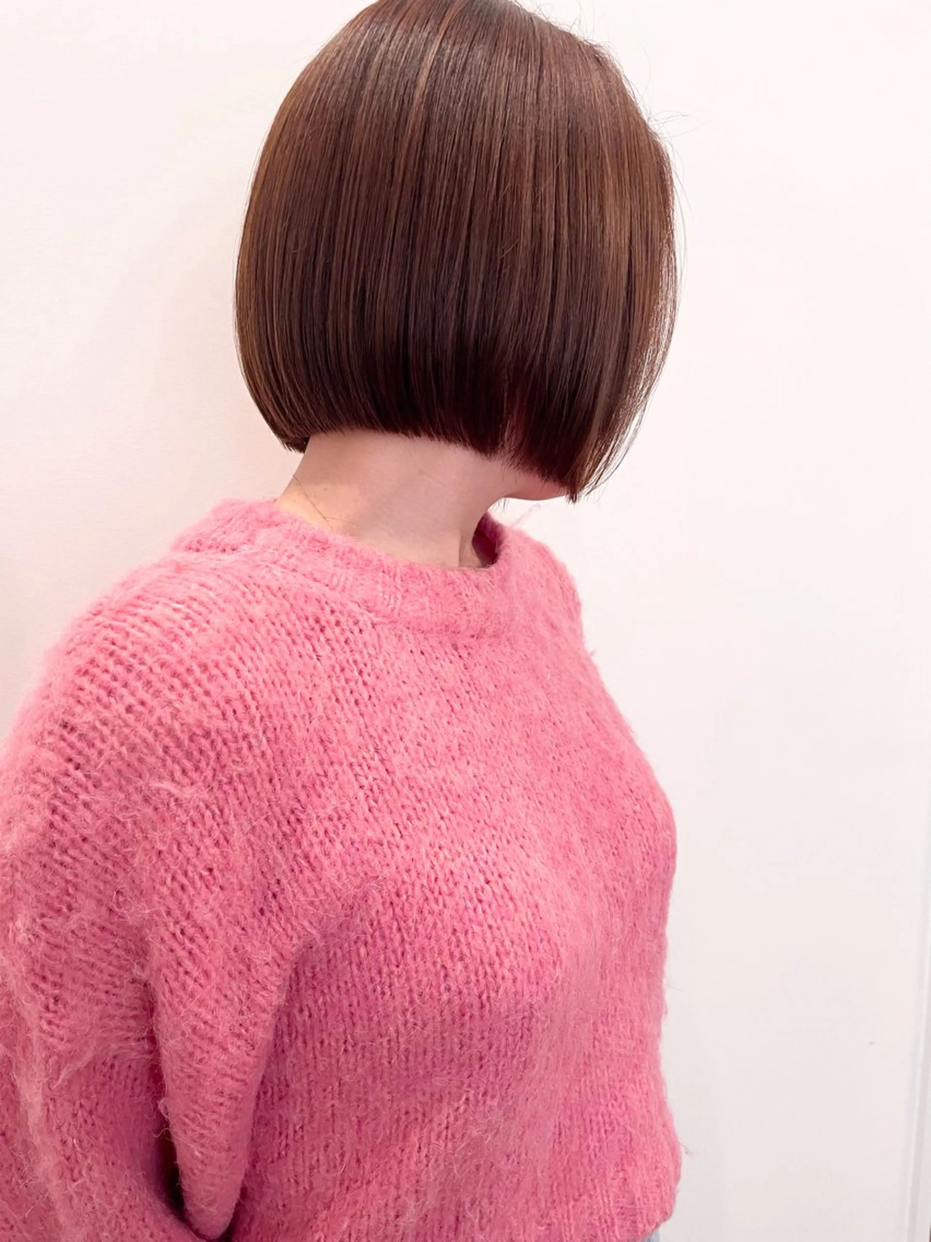 【切りっぱなしボブ】カット撮影モデルの写真