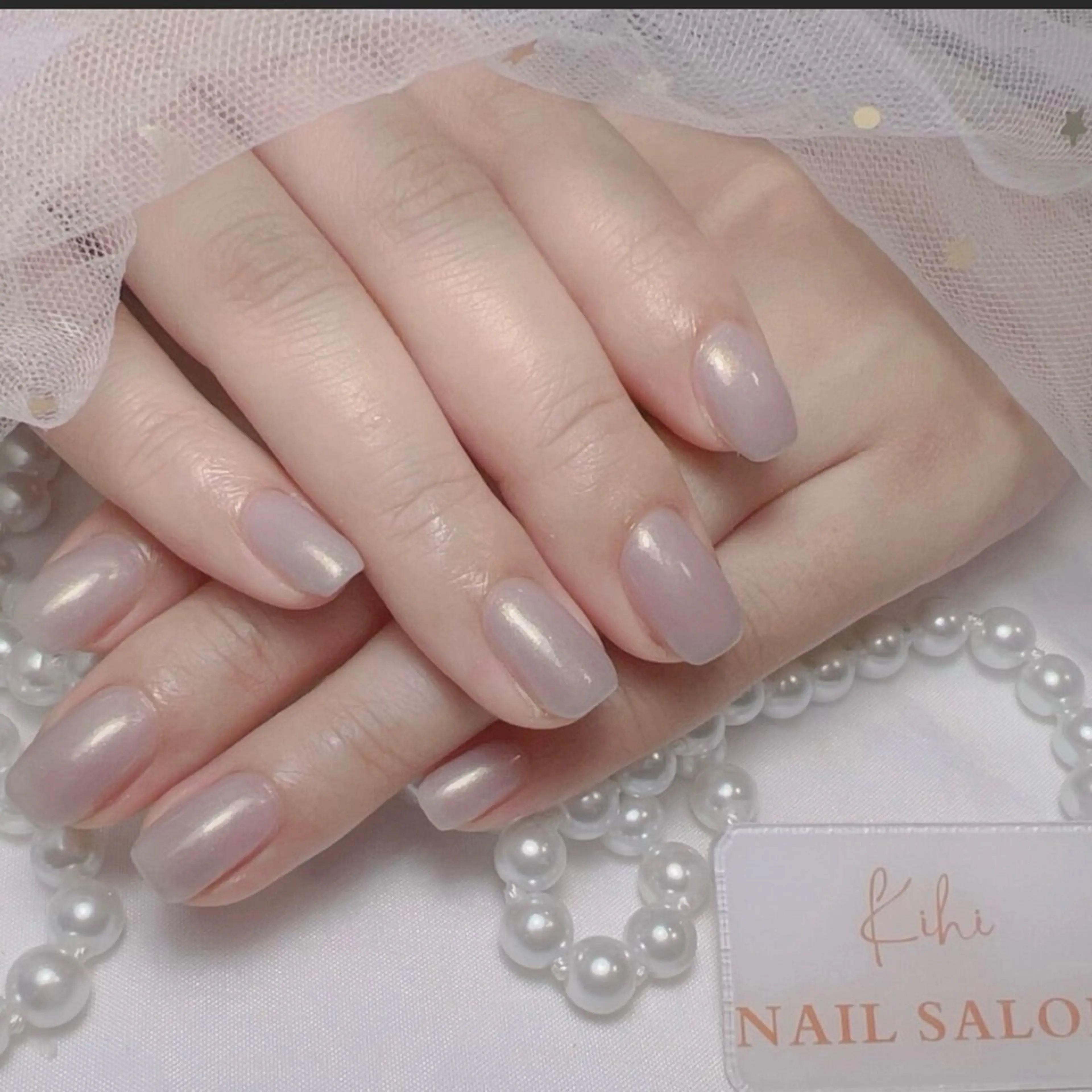 ネイル アートネイル フレンチネイル ジェルネイル グラデーション 韓国ネイル ハンドネイル 💕鈴木ユリ パラジェル/オフ無料のネイルデザイン