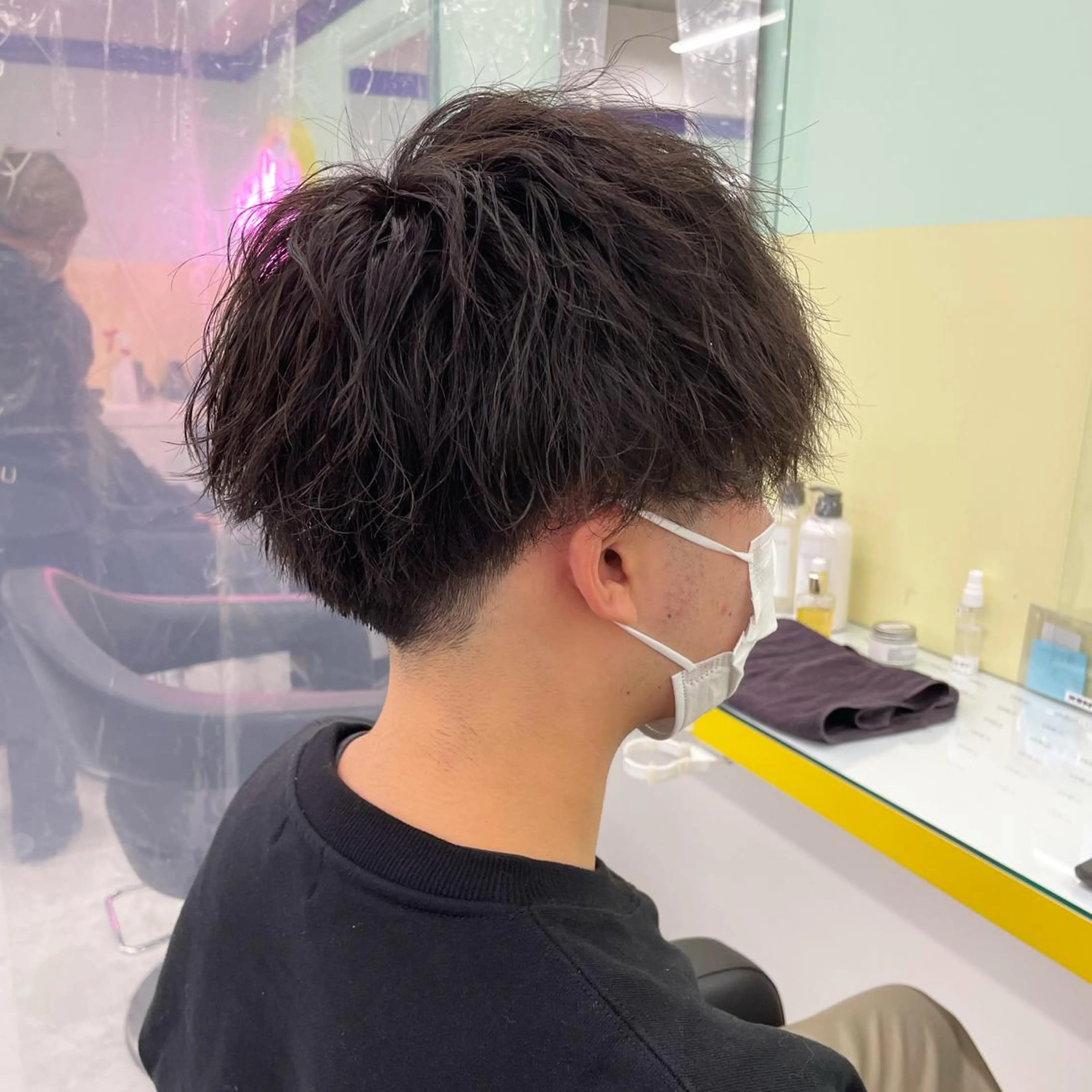 メンズ カット 横浜メンズパーマ🔥 大野賢人のヘアスタイル