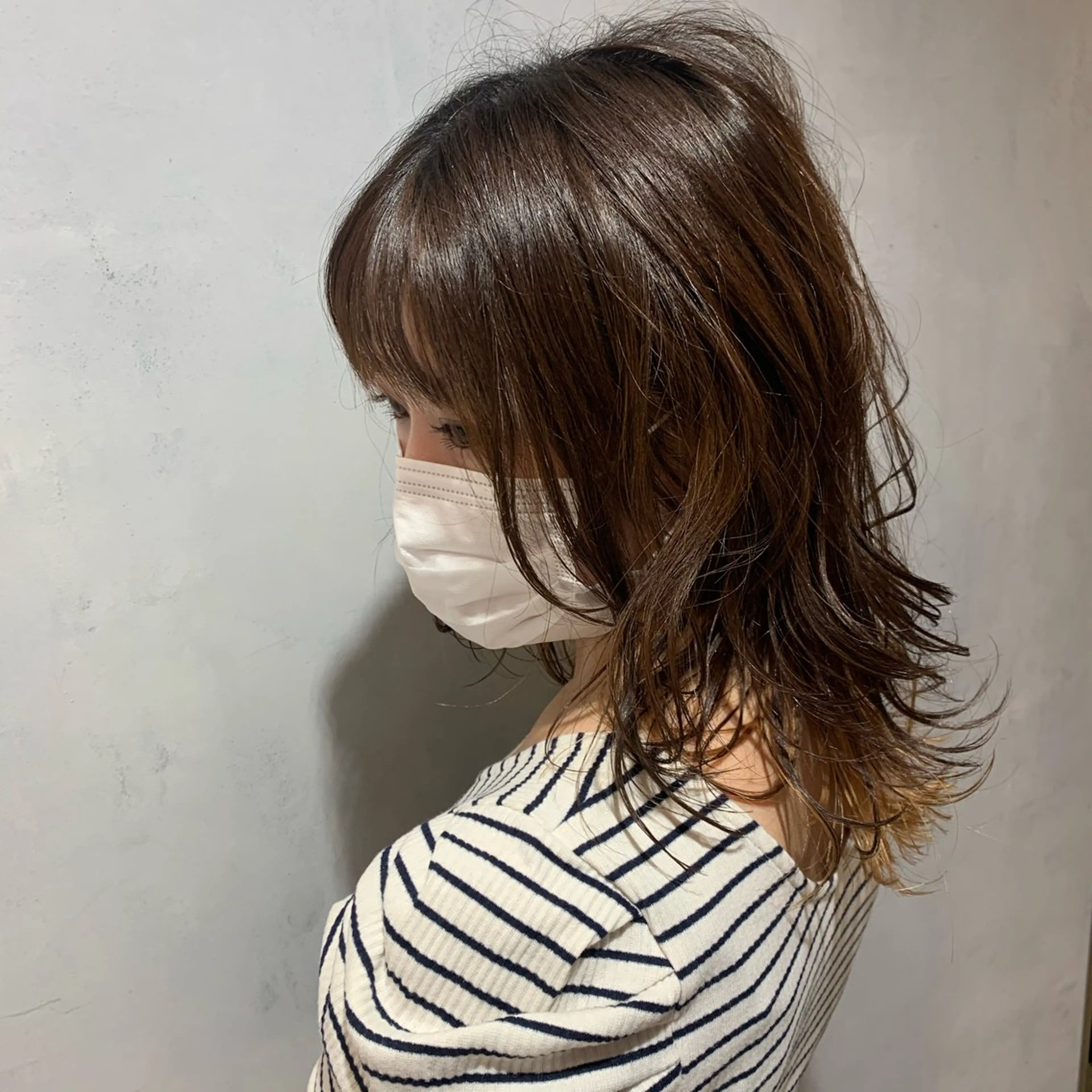 セミロング カラー ヘアカラー トリートメント 小沼 正悟のヘアスタイル
