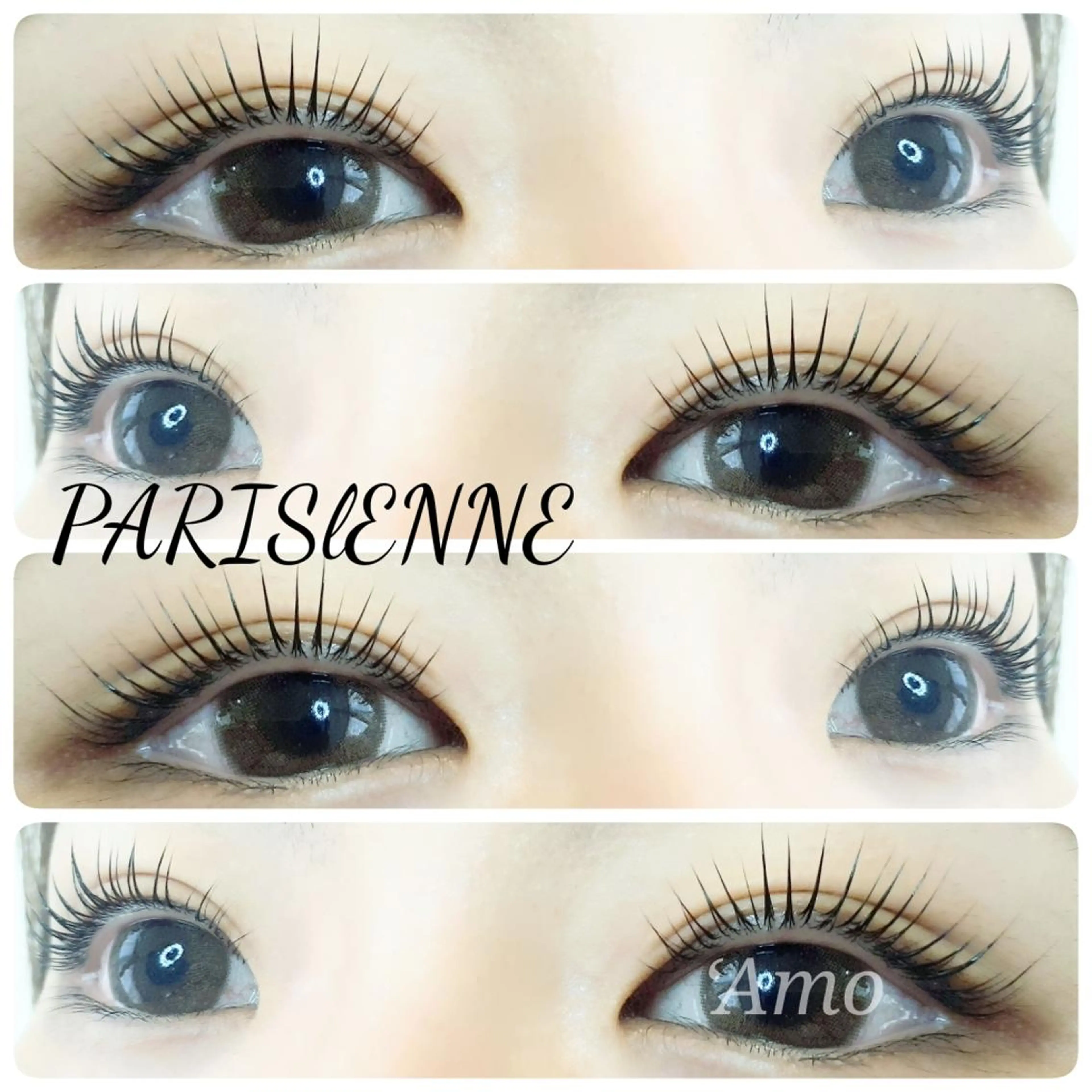 マツエク・マツパ パリジェンヌラッシュリフト ‘Amo アモのマツエク・マツパデザイン