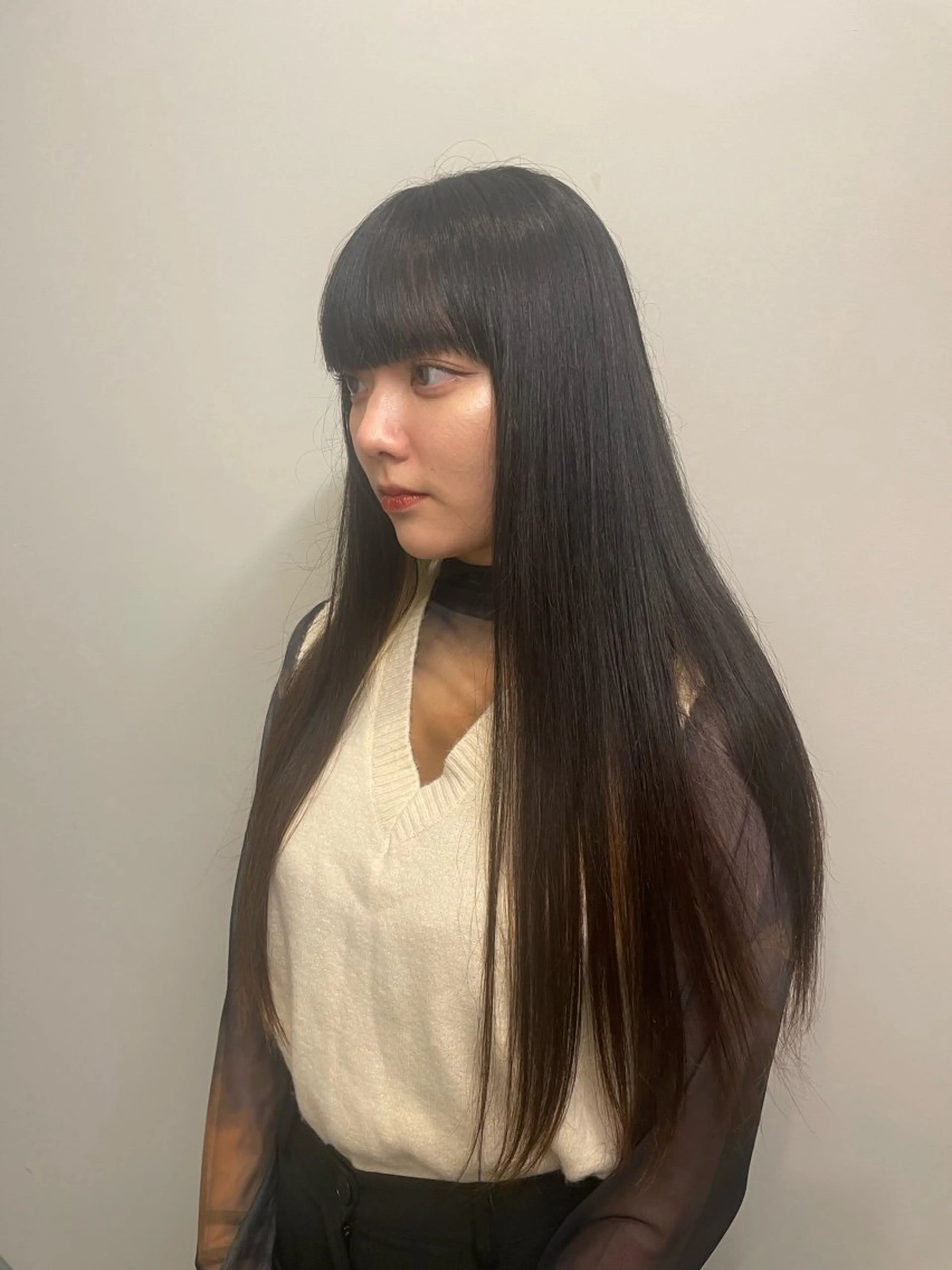 ロング トリートメント 韓国ボブ🇰🇷/ Nodoka🧸🩵のヘアスタイル