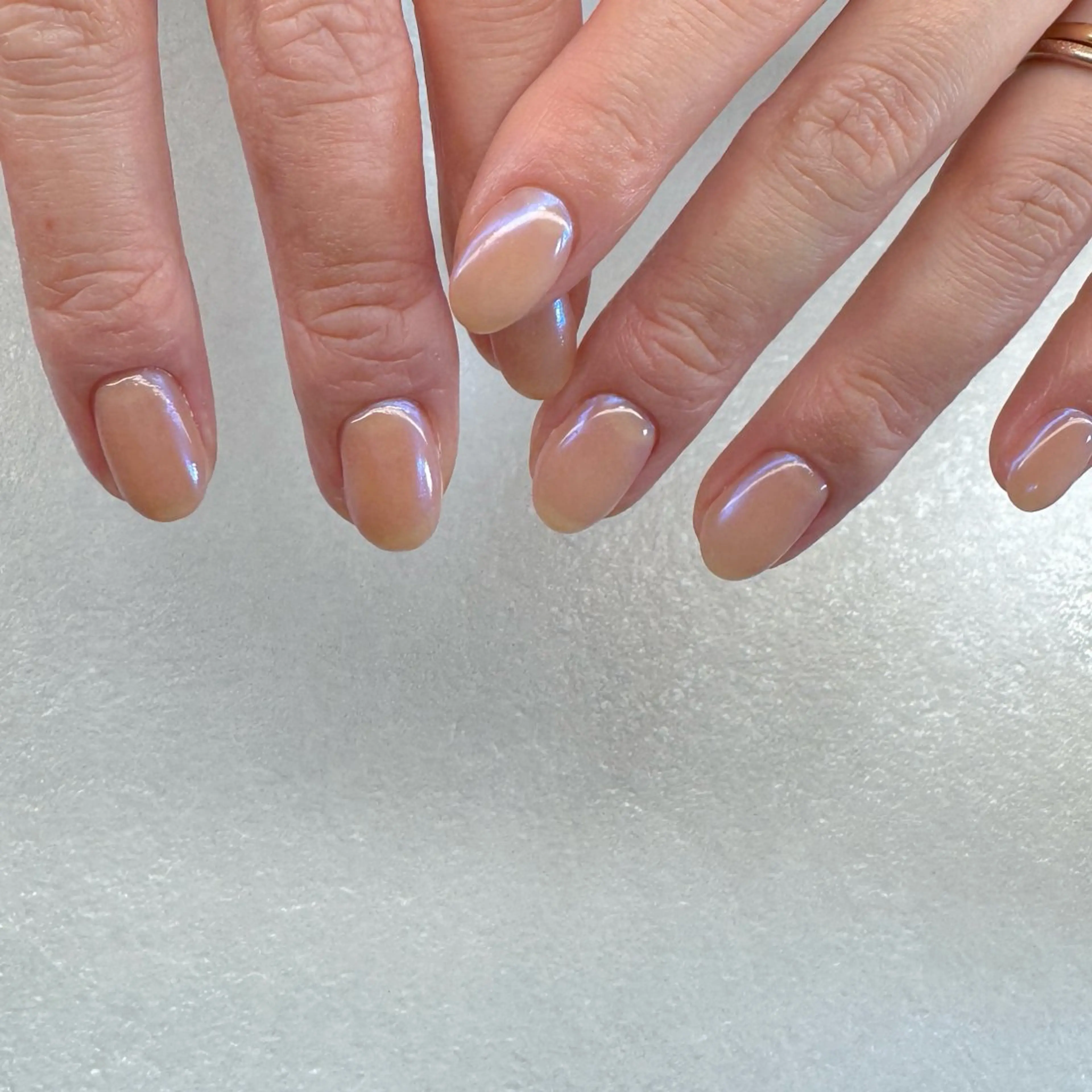 ネイル ブルー 水色 ミラーネイル ワンカラーネイル シンプルネイル ハンドネイル pointillé .ayaのネイルデザイン