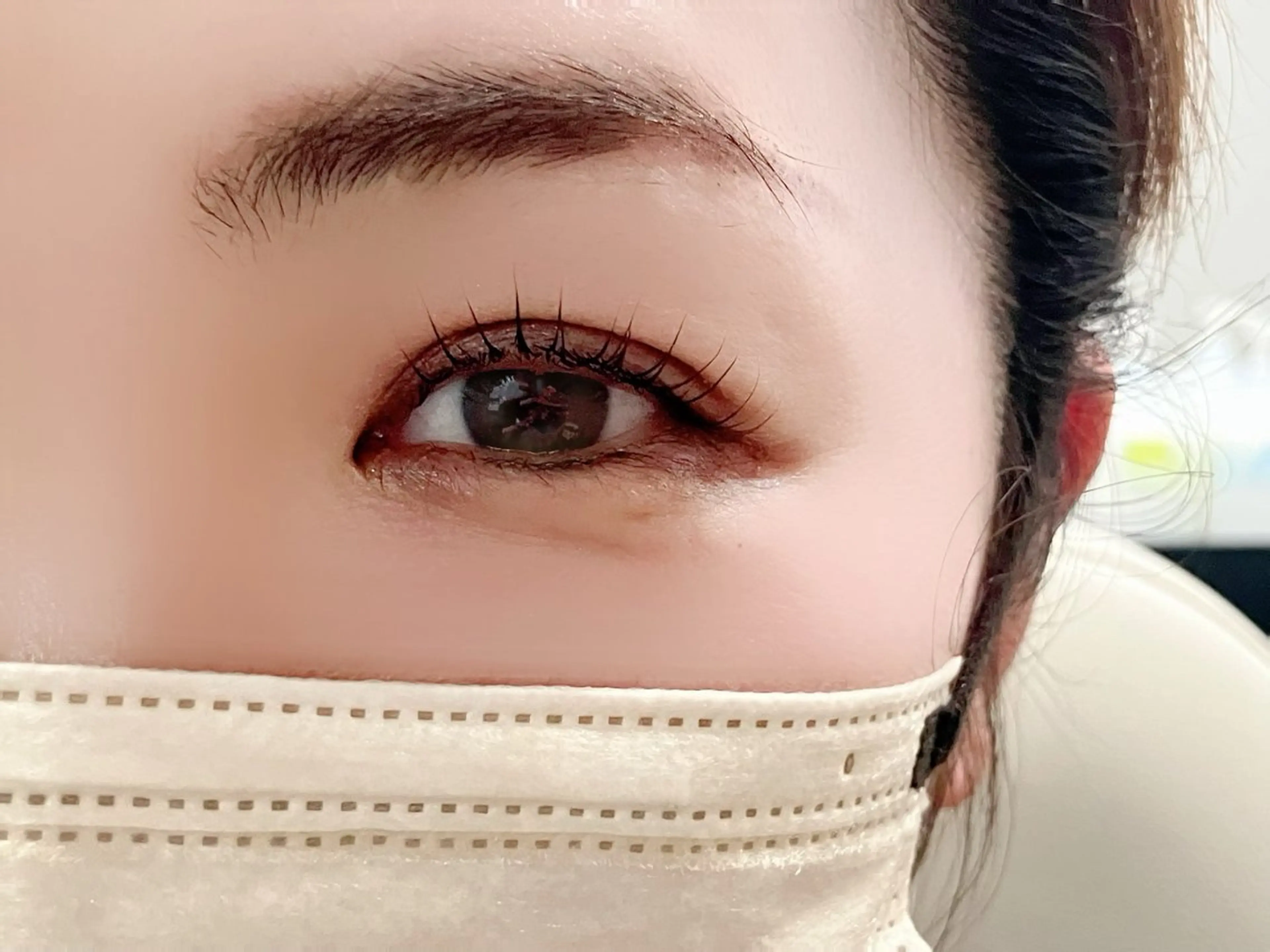 まつ毛パーマ(上まつげのみ)の写真