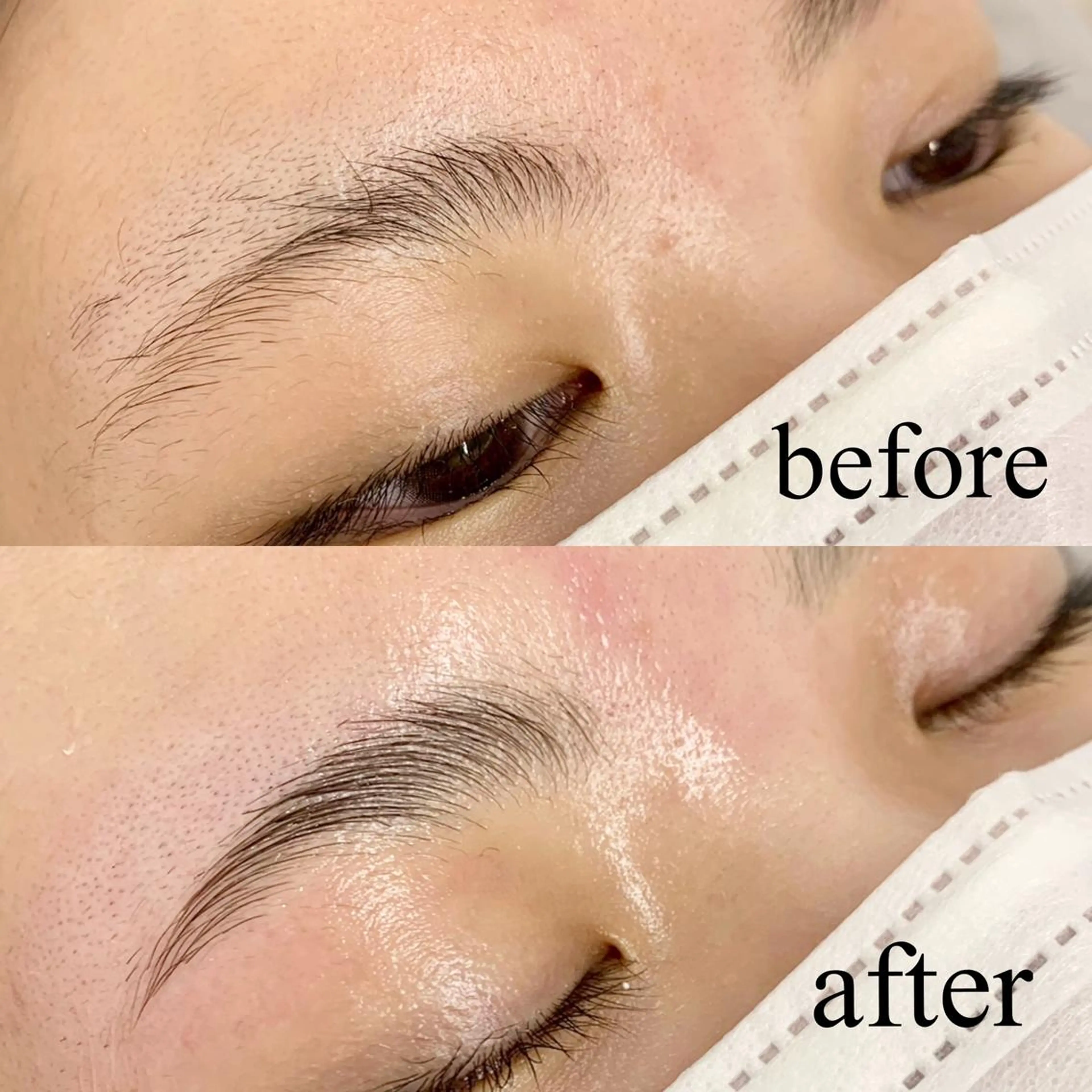 マツエク・マツパ アイブロウ ハリウッドブロウリフト pu muのネイルデザイン