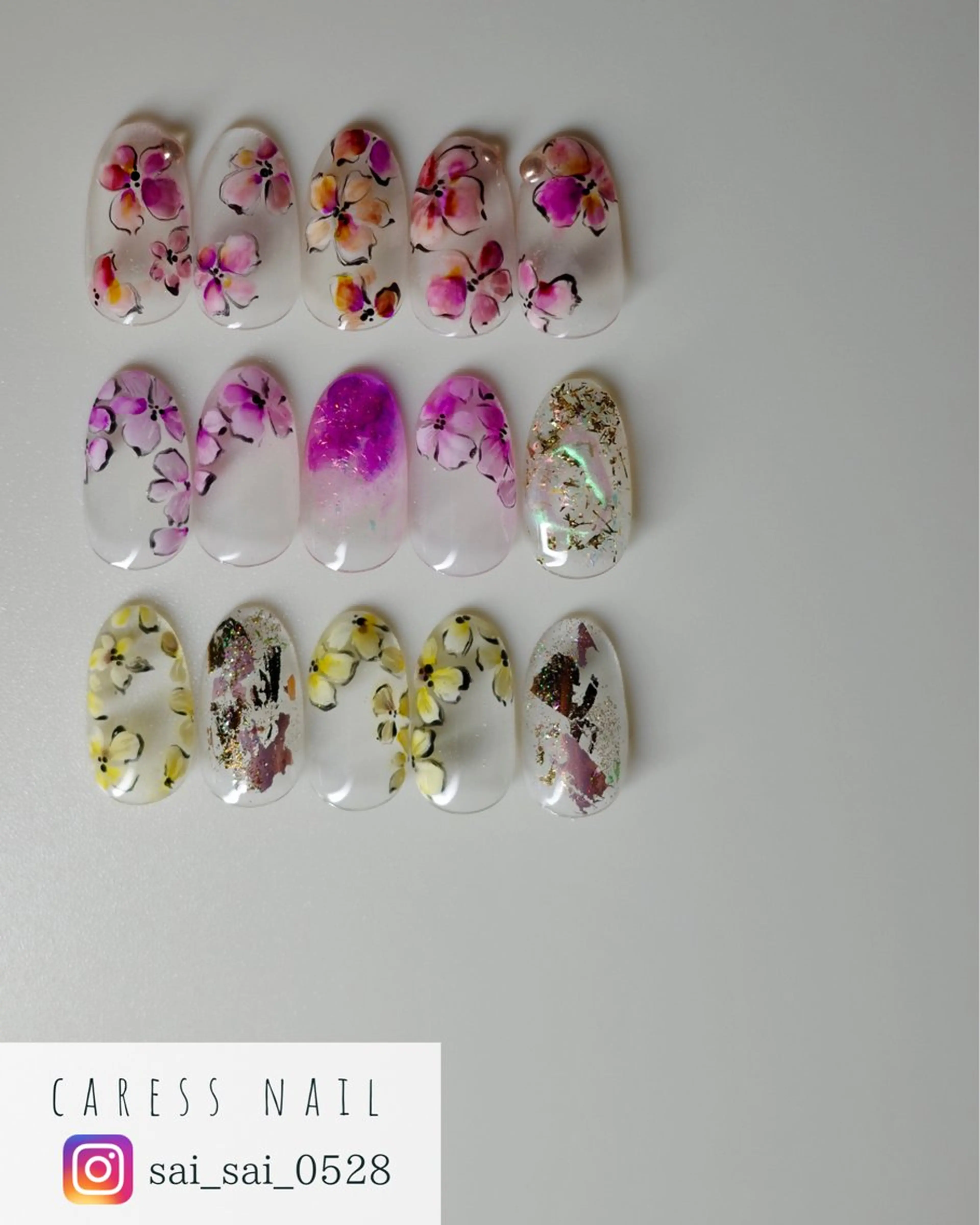 ネイル caress  nail カレスネイル　代々木上原所属・カレスネイル さいのネイルデザイン