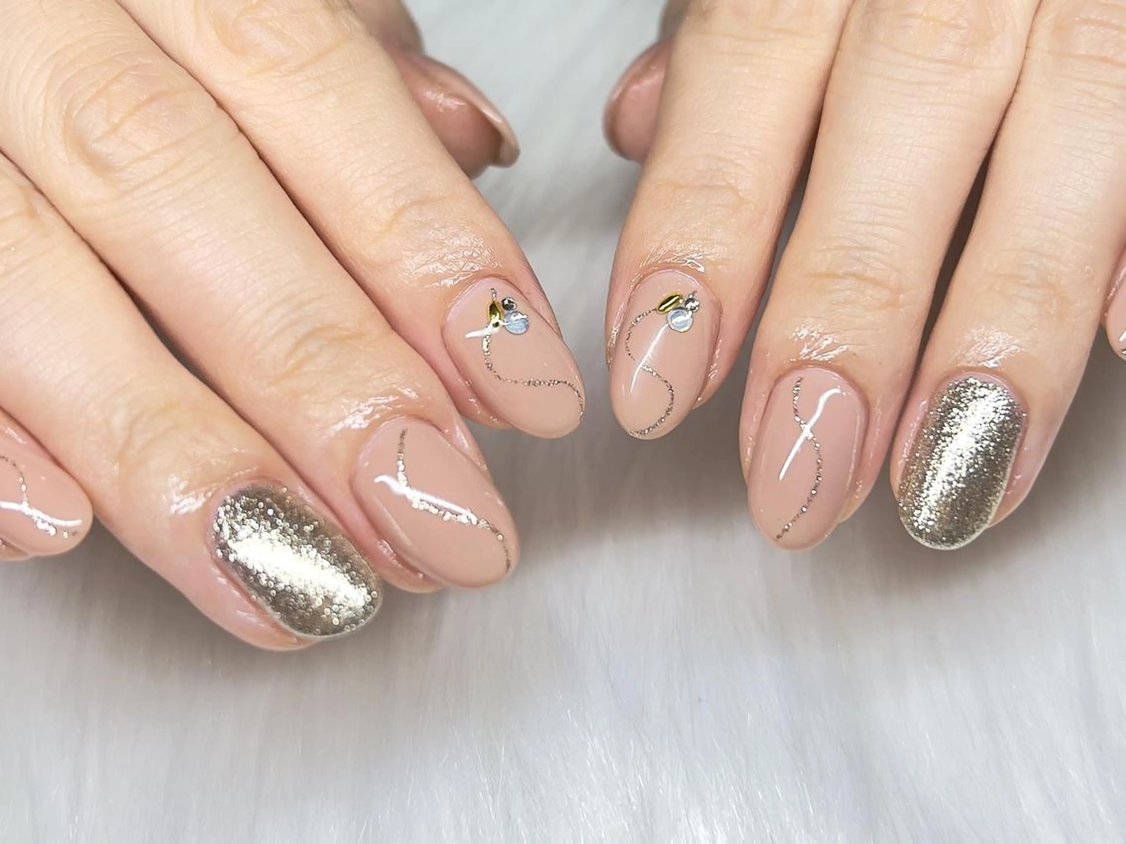 【オフなし】　当店人気No2 定額シンプルデザイン Hand Gel 平日¥5800/土日祝¥6300/可愛いが叶う❣️の写真