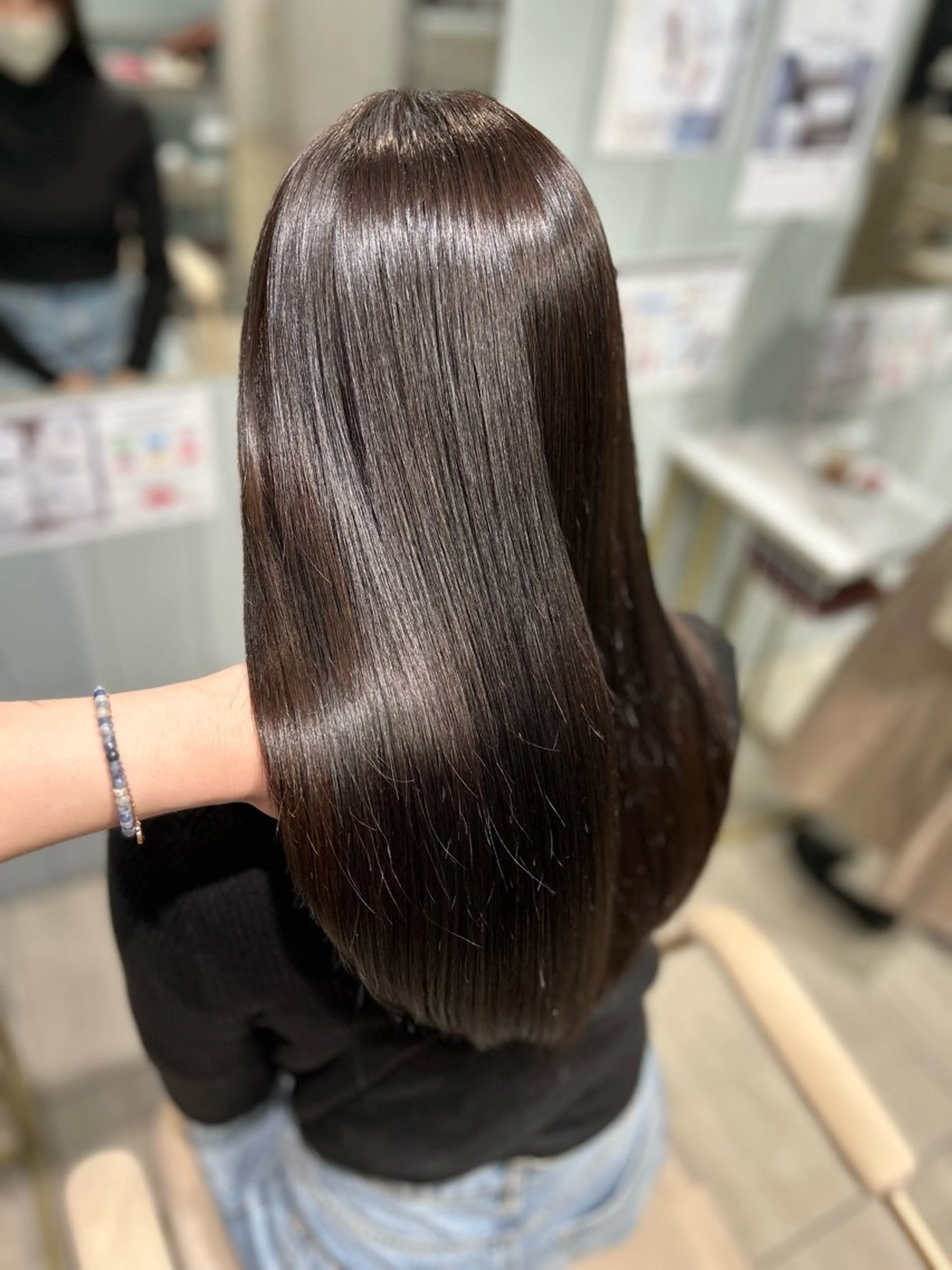 ミディアム 縮毛矯正 ナカオ/美髪縮毛矯正 /ボブ/メンズカットのヘアスタイル