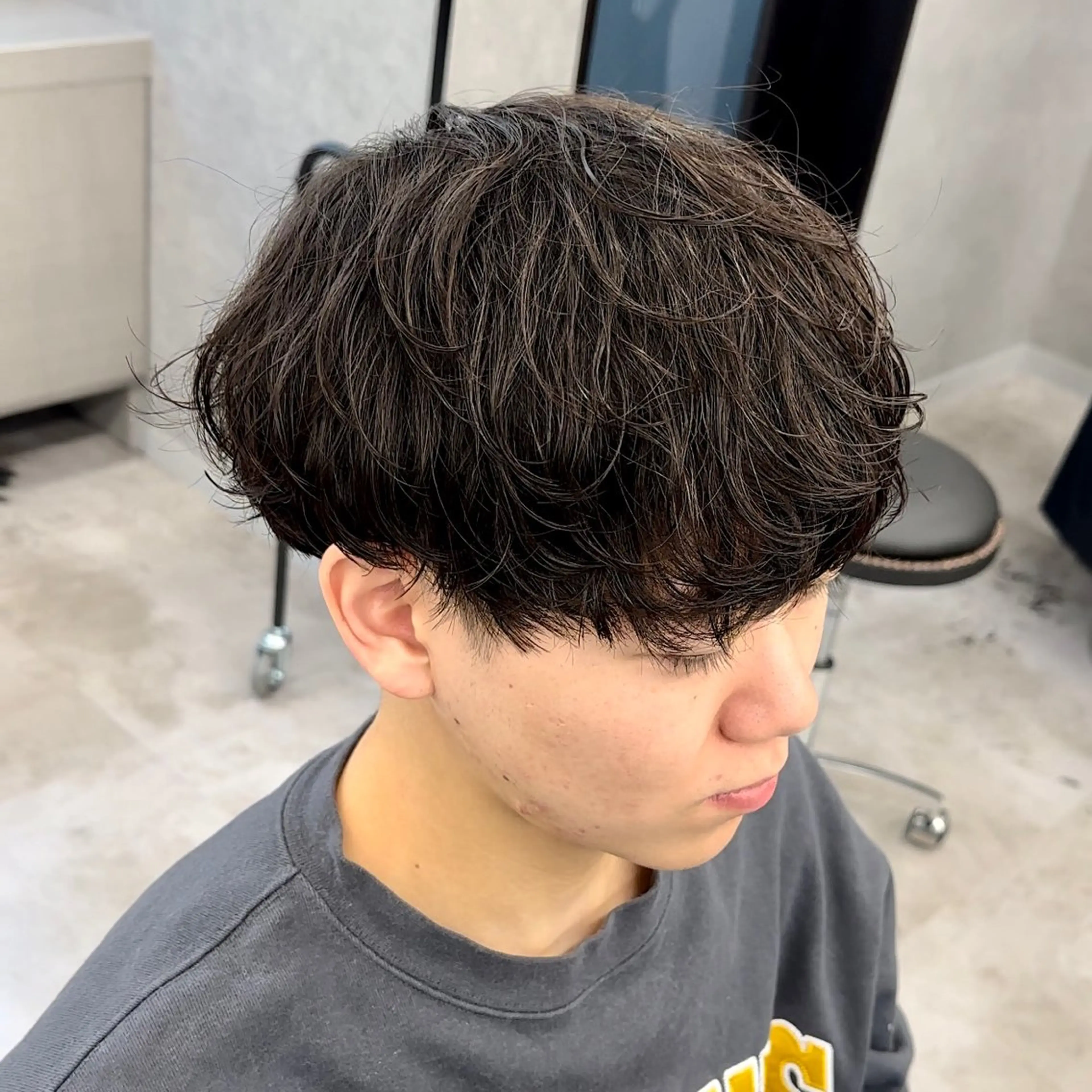 メンズ カット パーマ 🎖️似合わせメンズ パーマ🎖️カネキのヘアスタイル