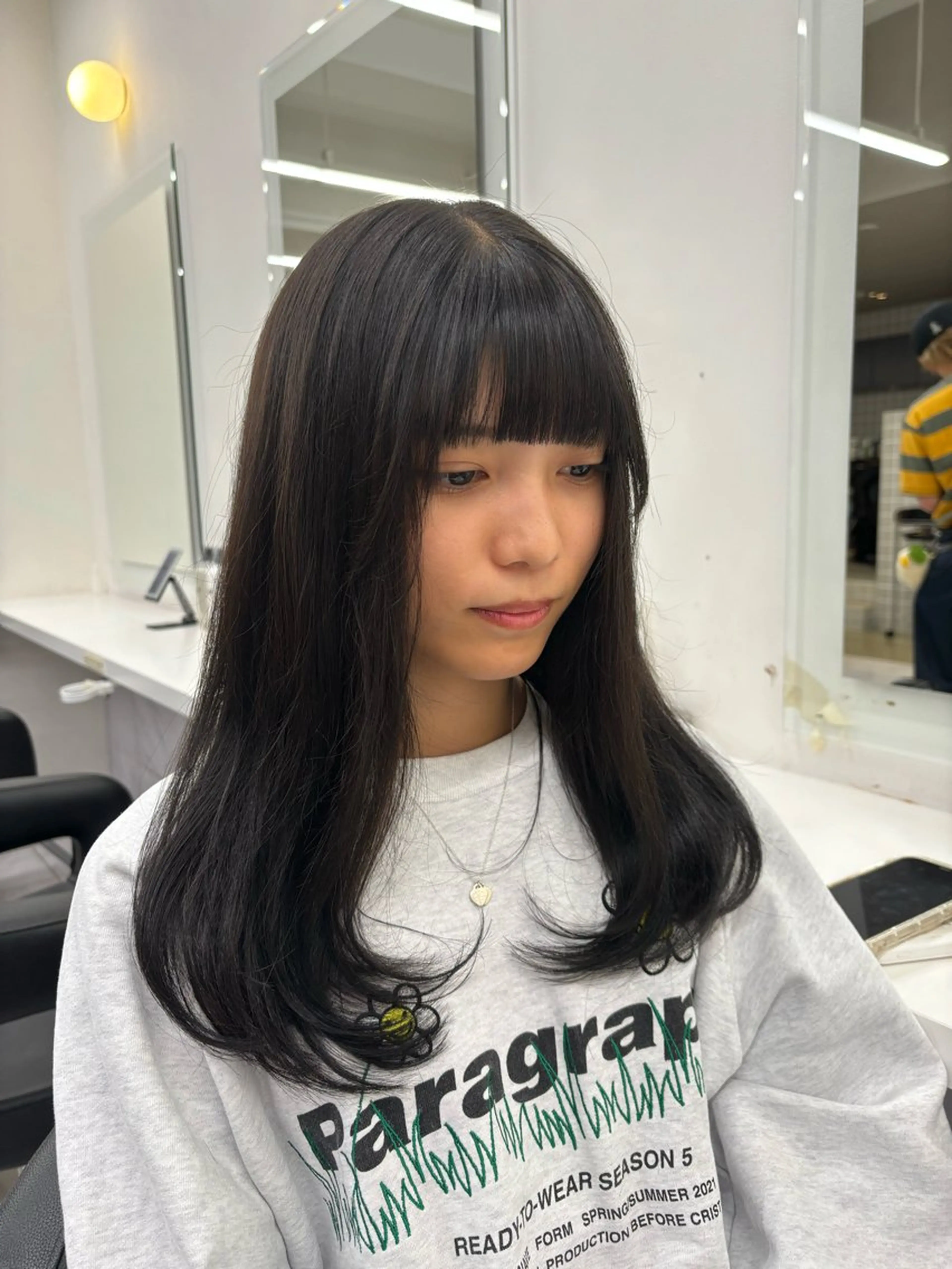 ミディアム カット 表参道ハッシュカット レイヤー/リノンのヘアスタイル