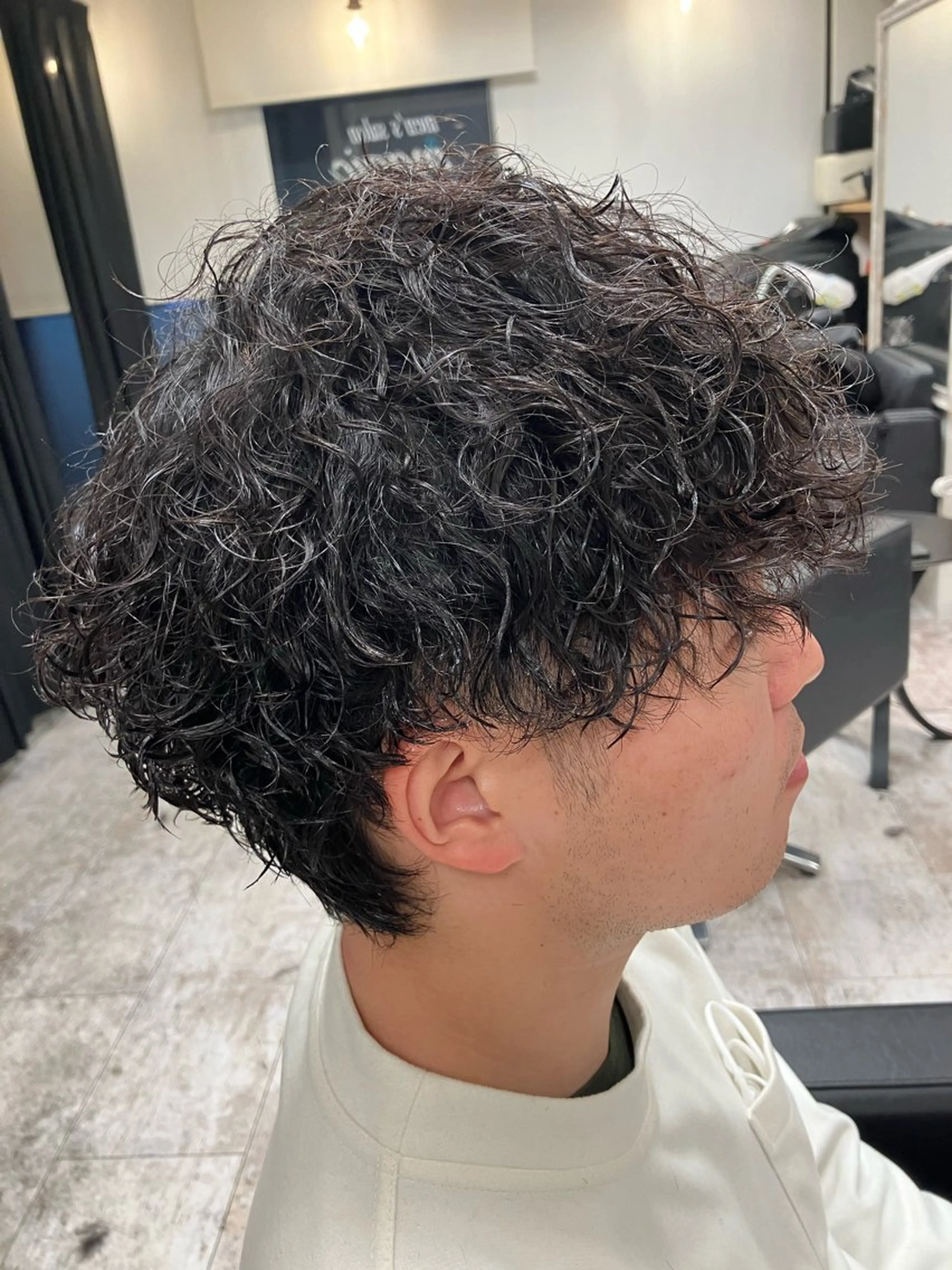 パーマ メンズ カット パーマ メンズ特化/パーマ/ フェードWATARUのヘアスタイル