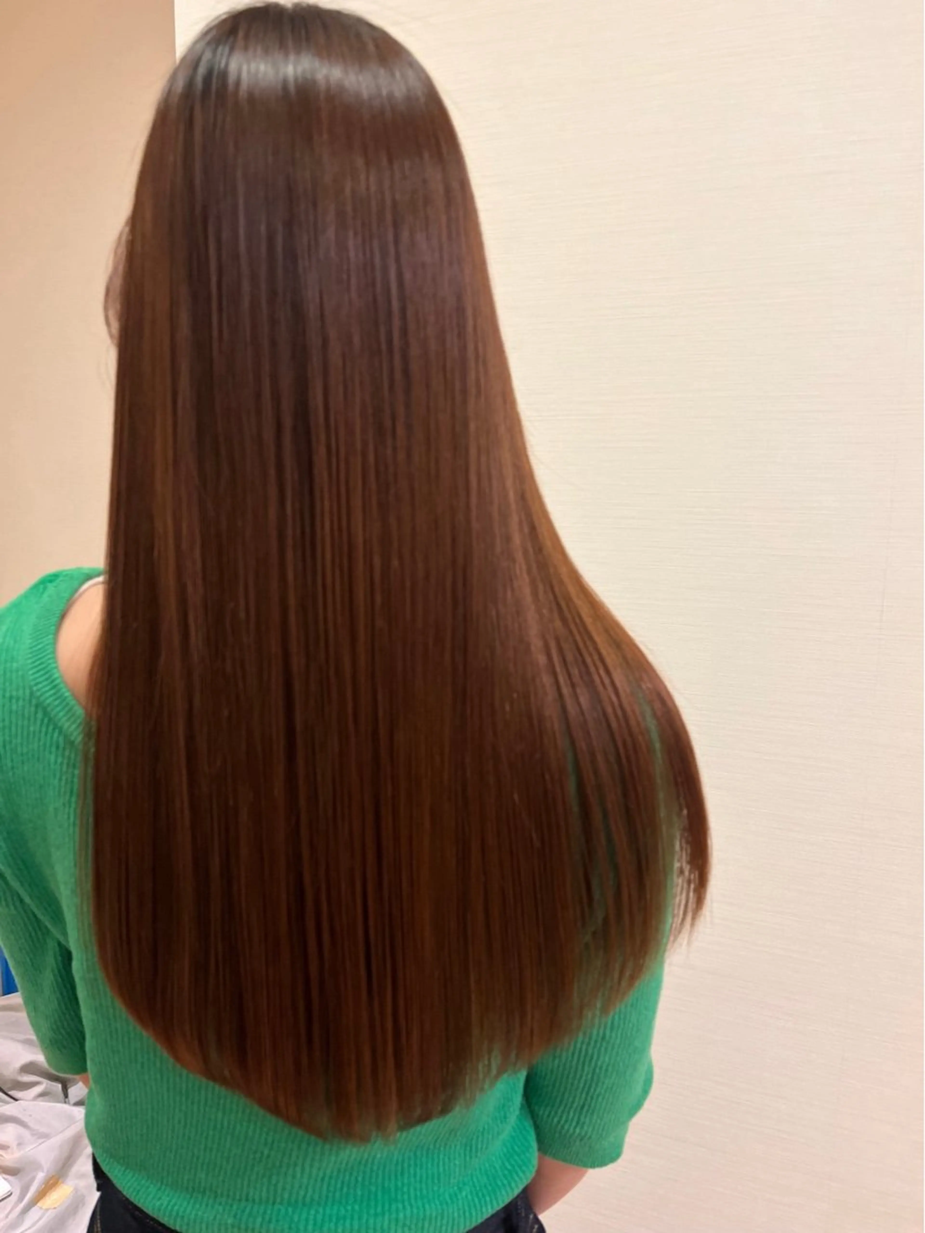 ロング 髪質改善 酸性ストレート Ha naのヘアスタイル