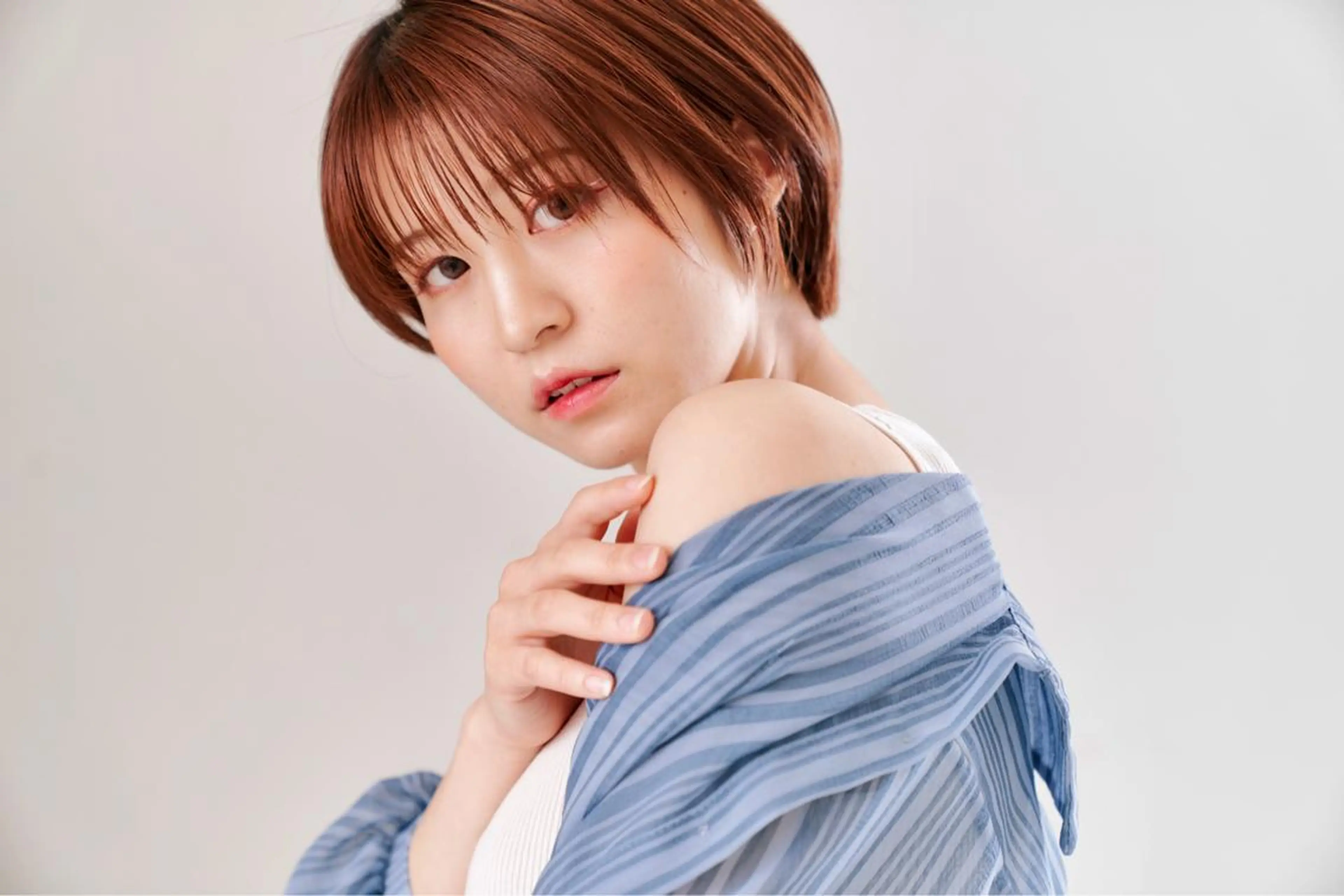 カラー ボブ、レイヤー、 ハイトーン、古淵のヘアスタイル