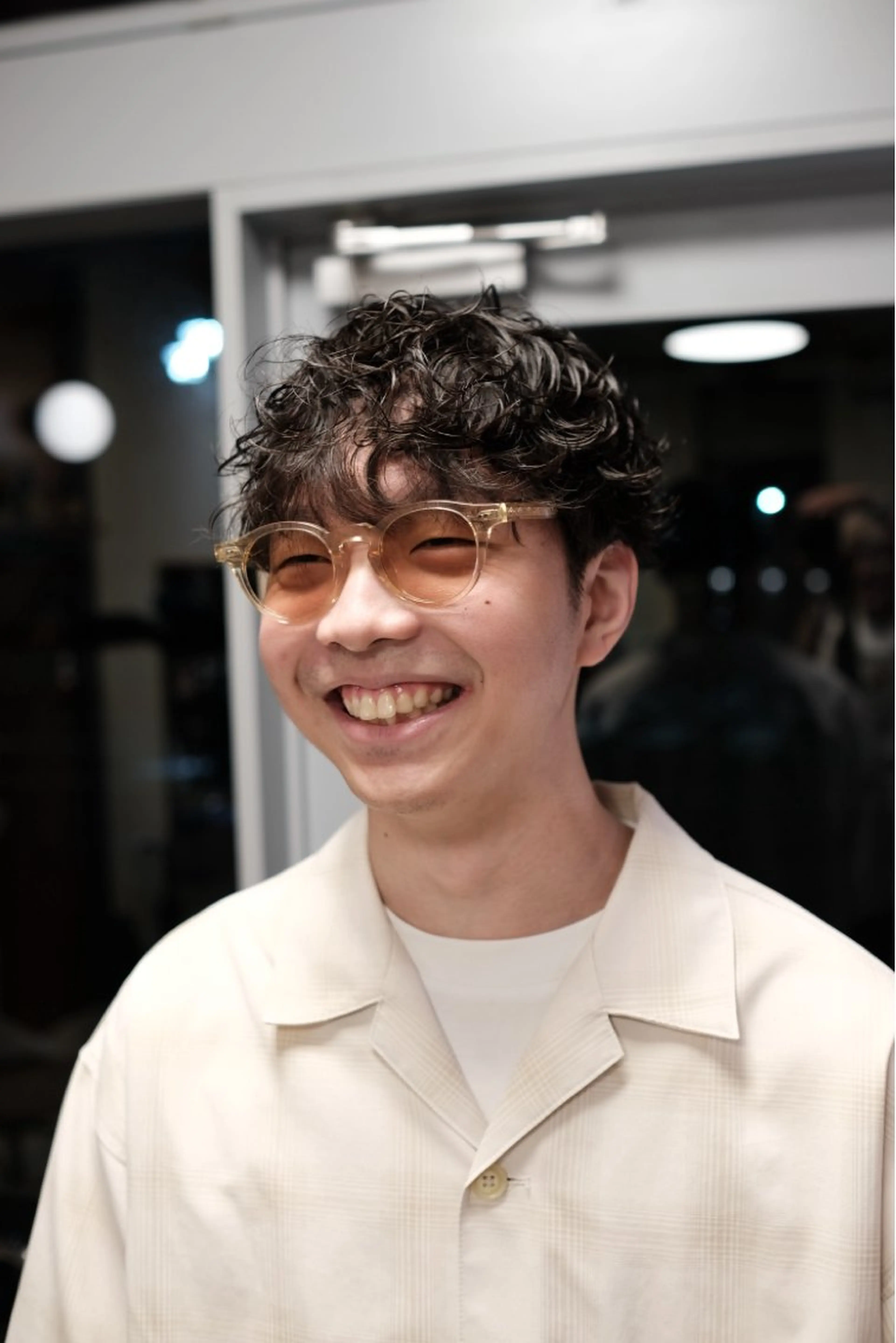 メンズ カット パーマ メンズパーマ いしだ りょうのヘアスタイル