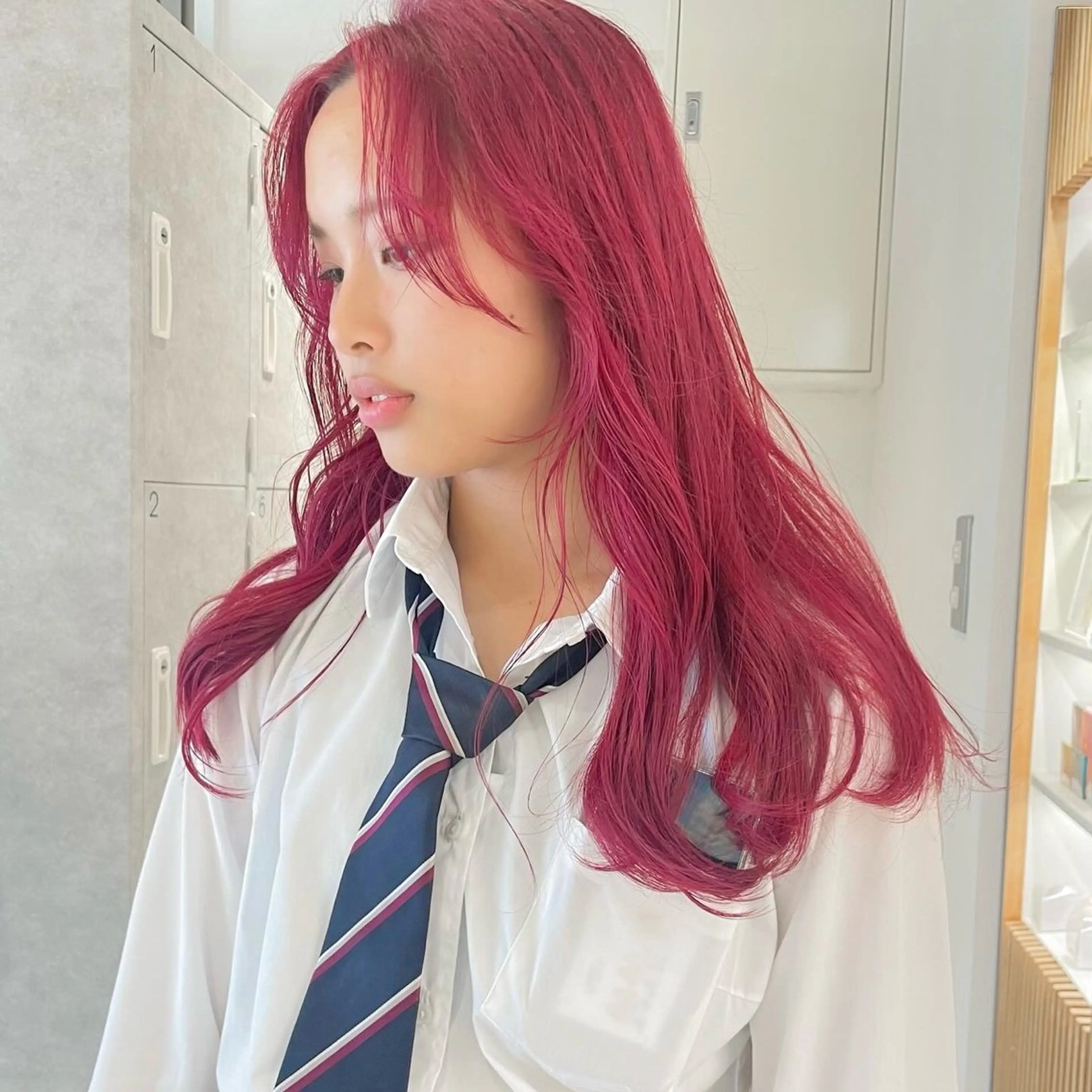 ロング カラー ブリーチ ヘアカラー ハイトーン,デザイン カラーHINARIのその他イメージ