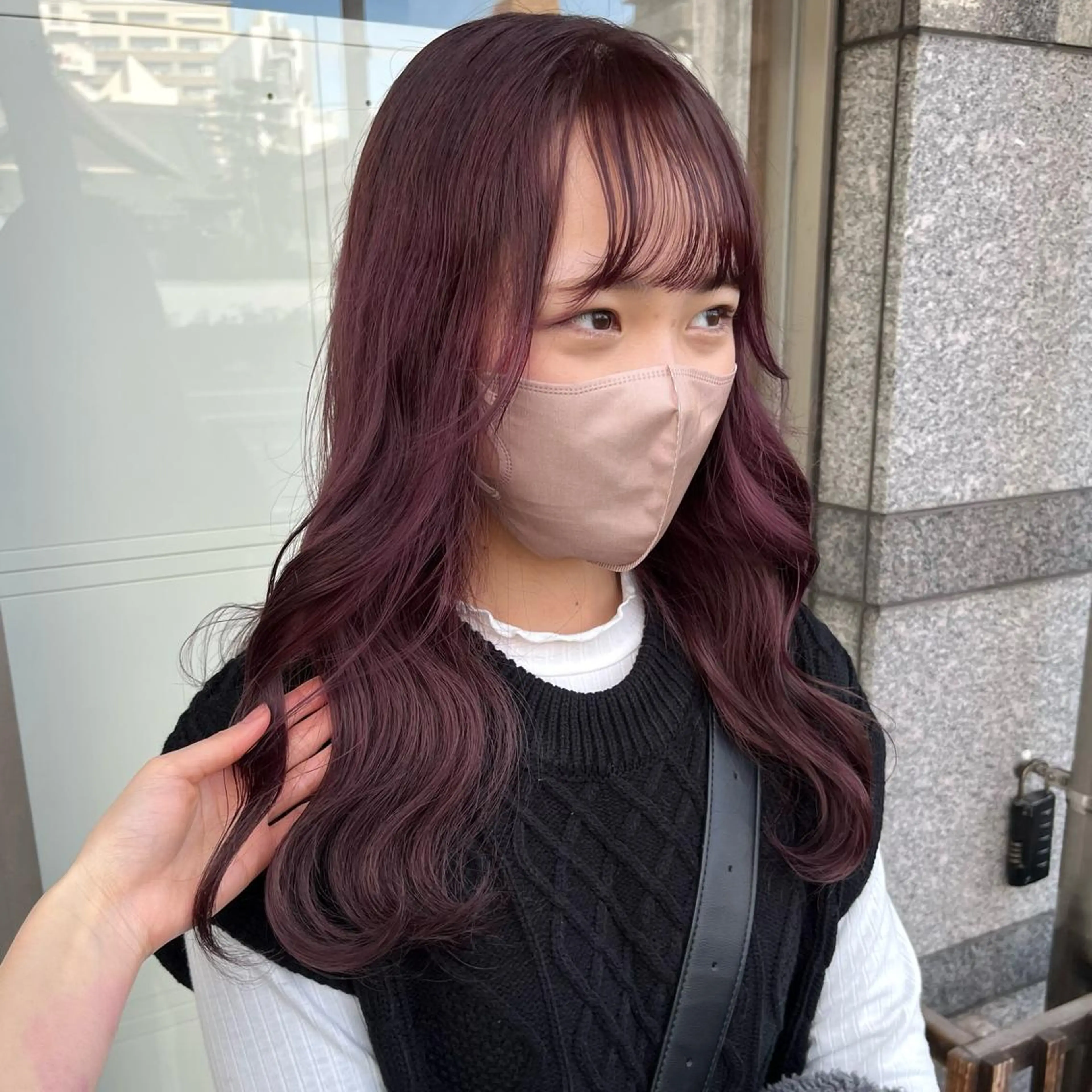 ロング カラー あ あのヘアスタイル