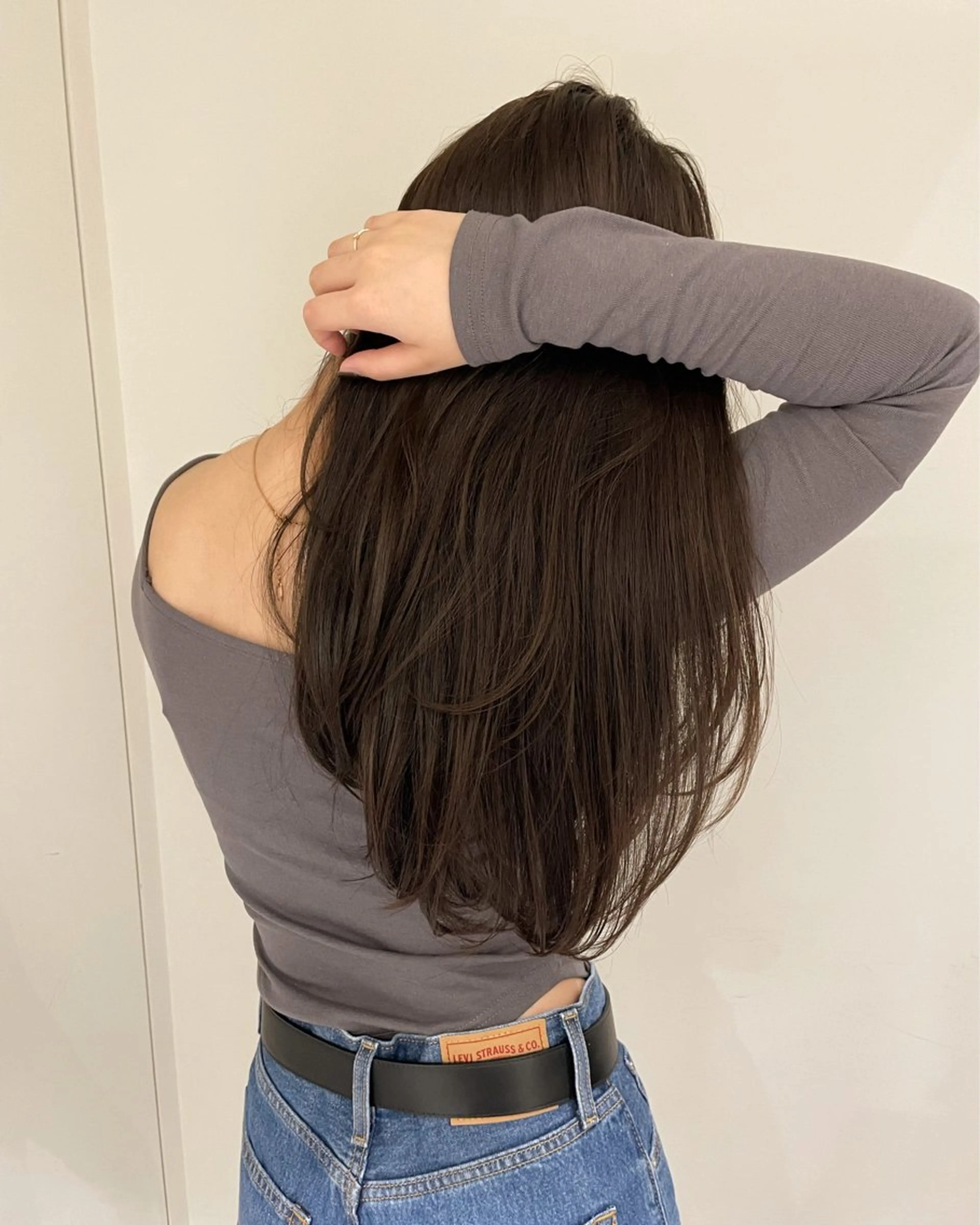 ロング カット ヘアカラー トリートメント 透明感🍨レイヤー ヘアセット/miyuのヘアスタイル