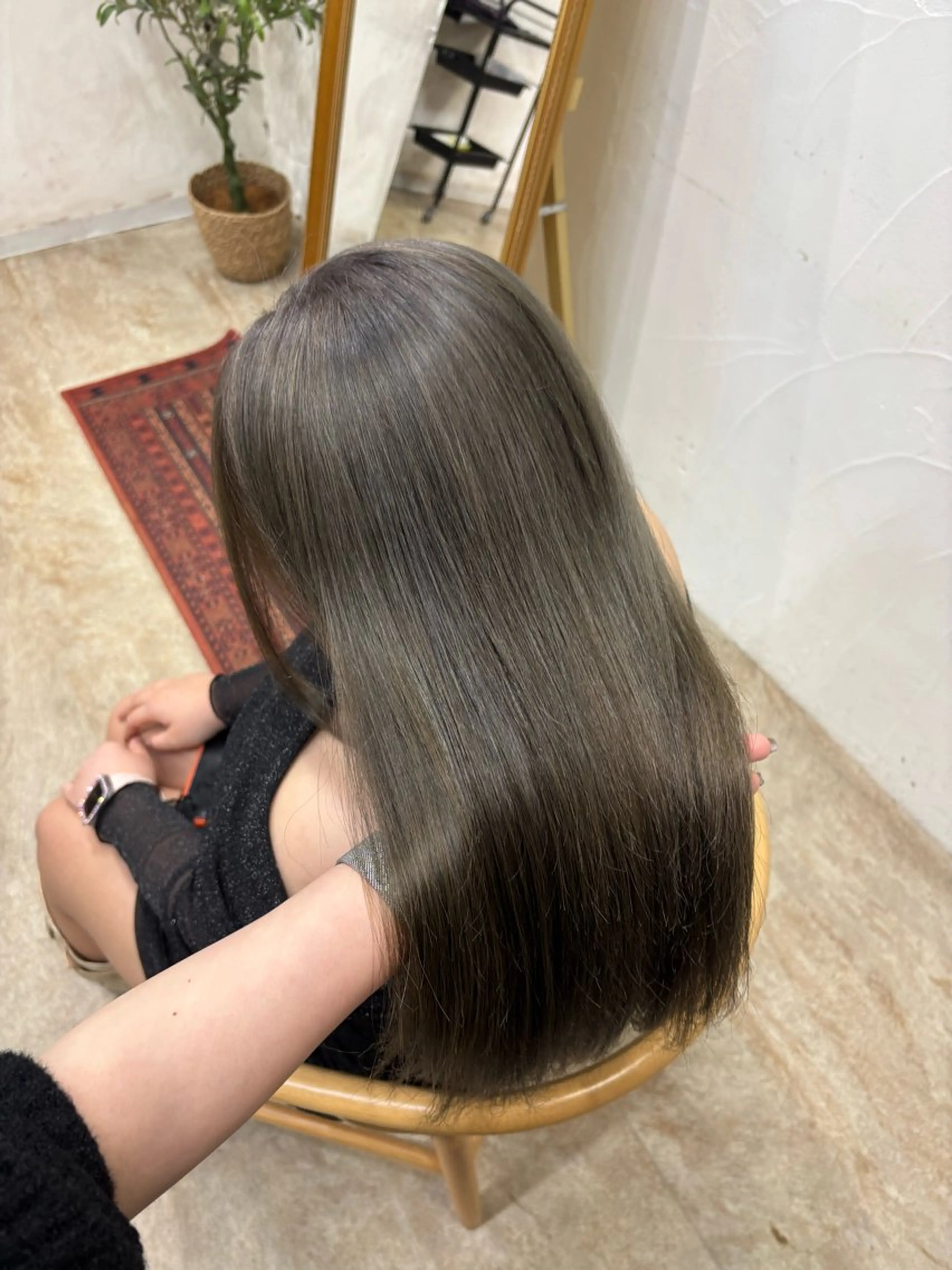 セミロング ヘアカラー ALLY所属・🫧透明感カラー🫧 AYANAのヘアスタイル