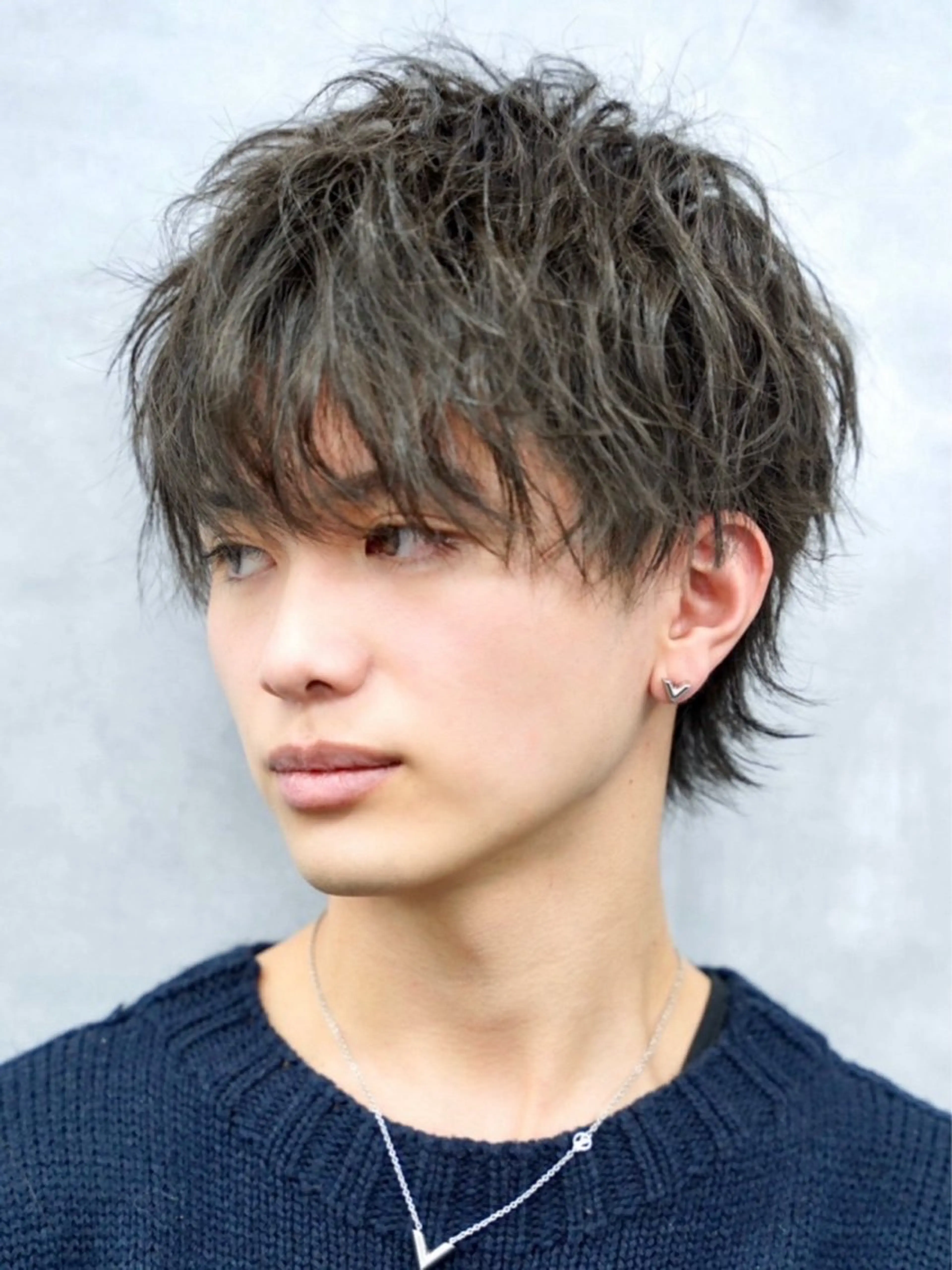 ショート パーマ 石川 琉星のヘアスタイル