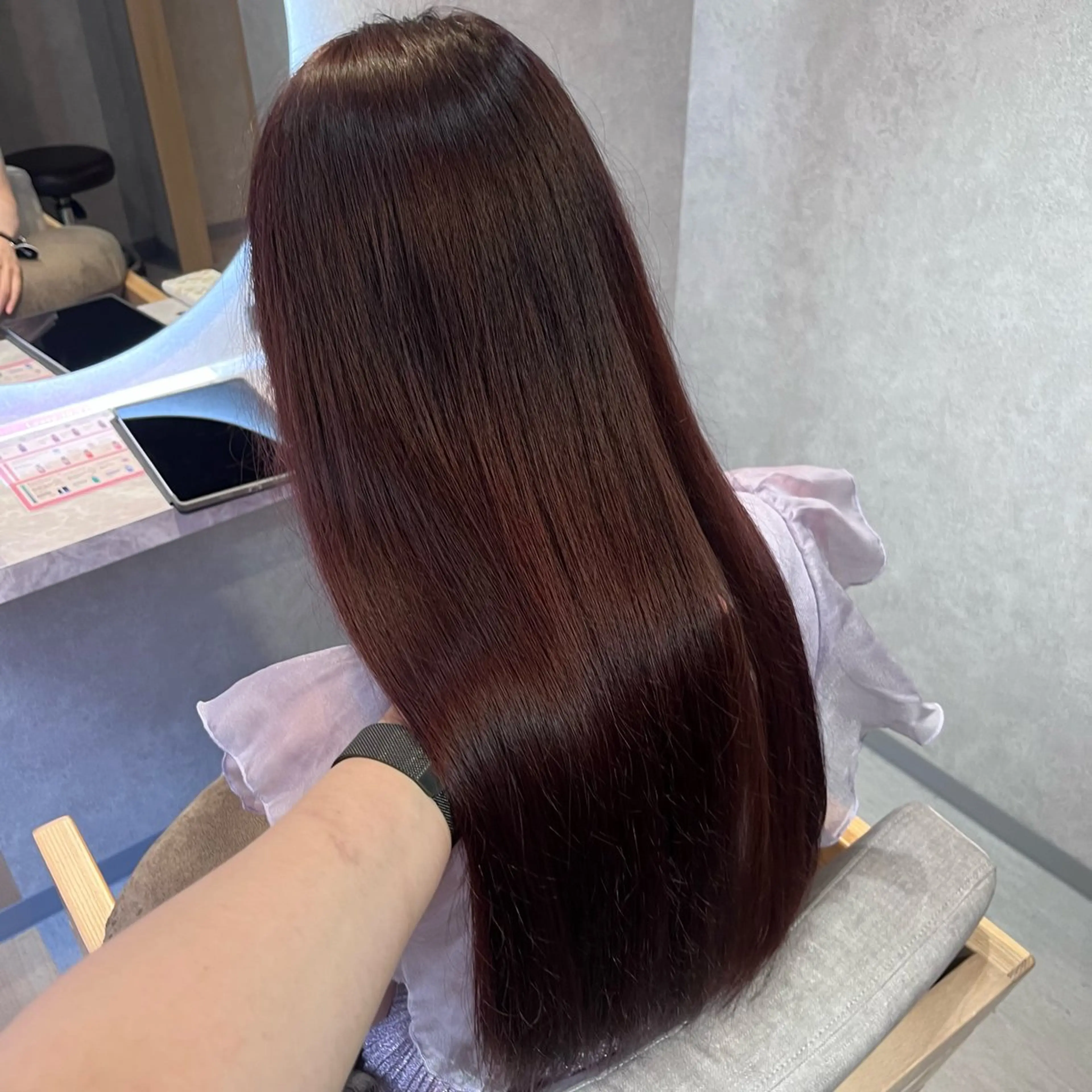 ロング カット ヘアカラー トリートメント emma所属・RINA 韓国ヘア/半個室のヘアスタイル