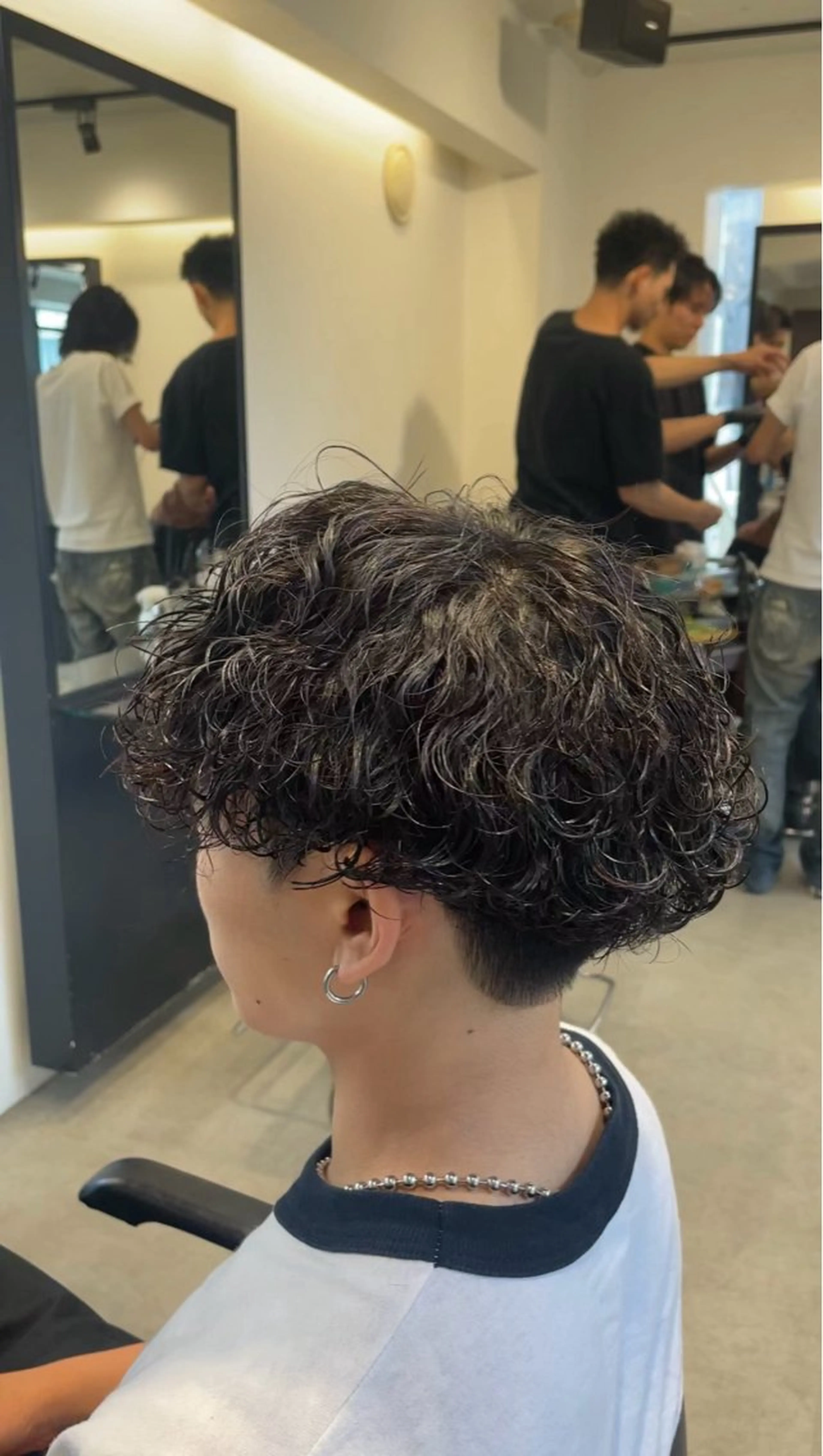 パーマ メンズ メンズパーマ プードルパーマ 波巻きパーマ プードルパーマ fifth 武正 琉生のヘアスタイル