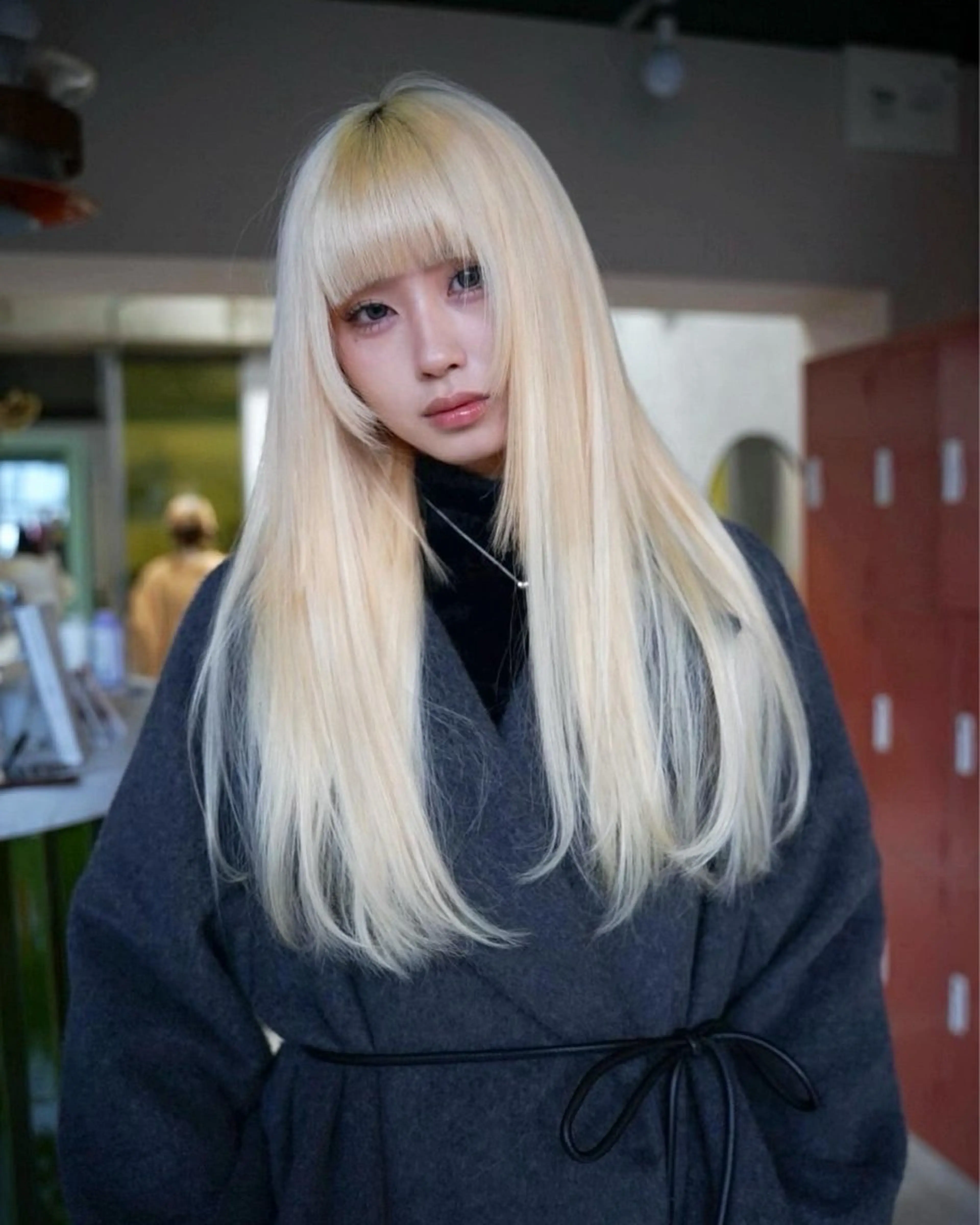 ロング カラー ブロンド ヘアカラー ハイトーン/ブリーチ 🎀/𝑵𝒐𝒆のヘアスタイル