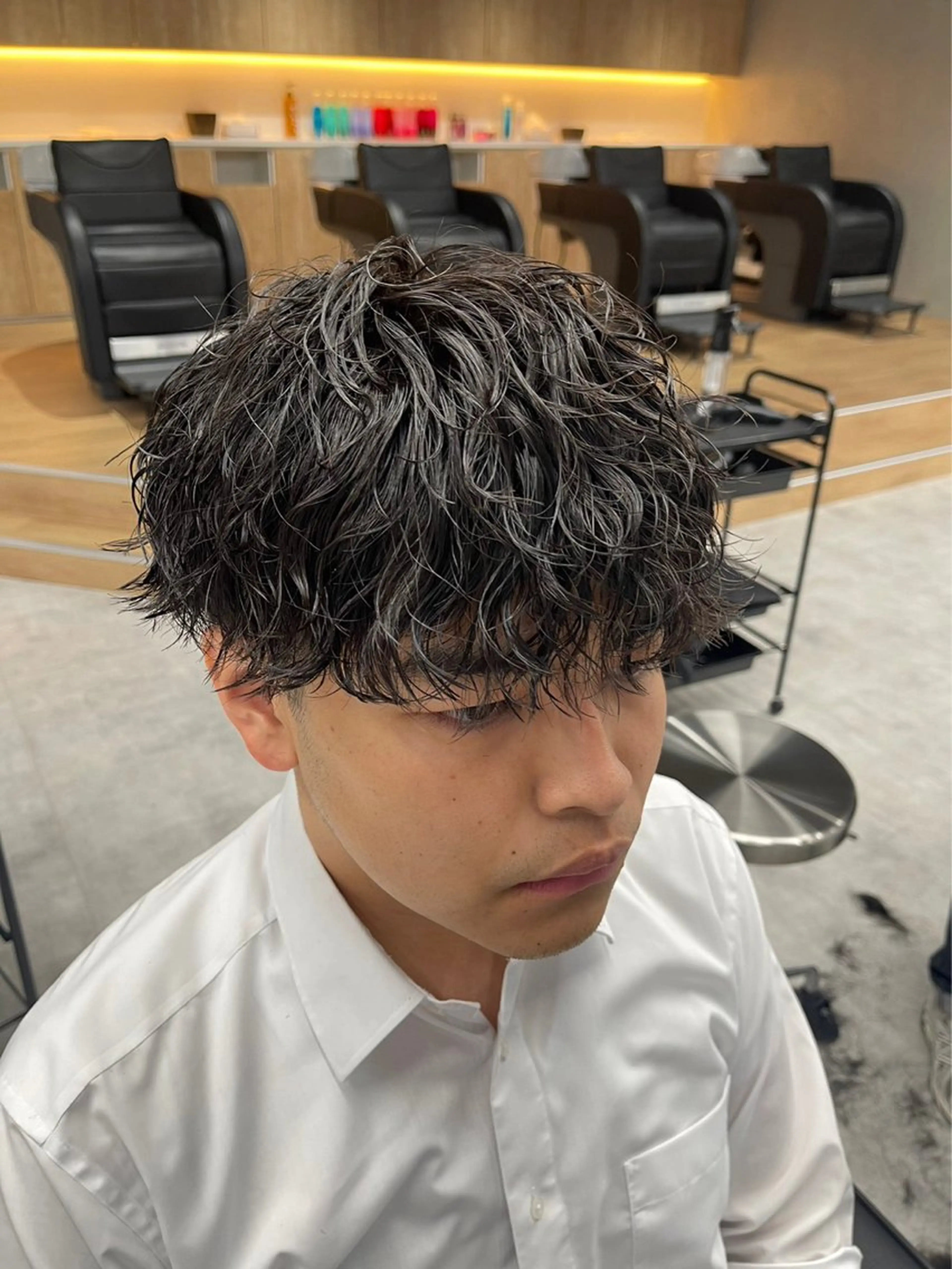パーマ メンズ メンズパーマ/新潟/ 万代/高橋悠叶のヘアスタイル