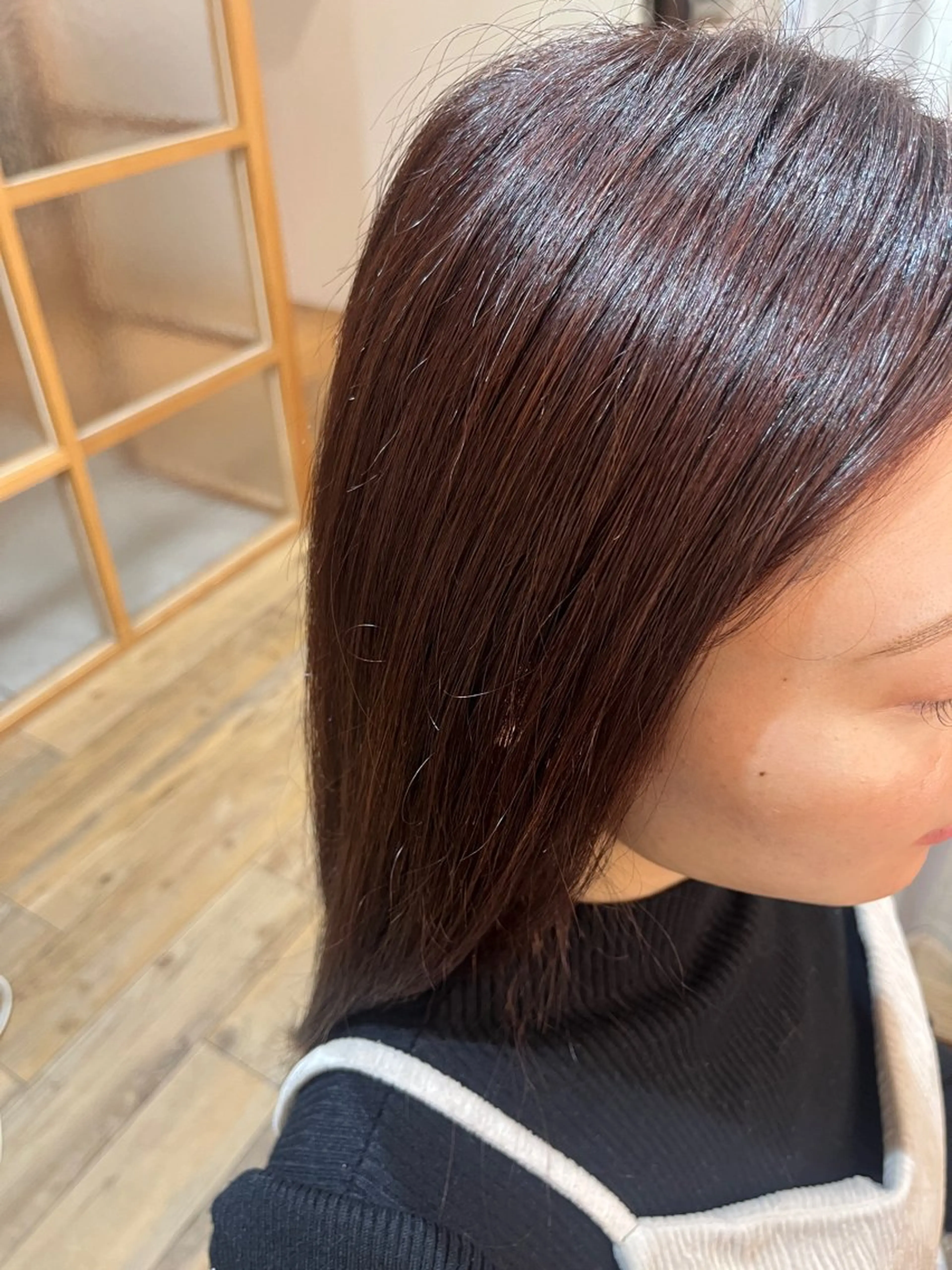 ロング カラー グレージュ ヘアカラー AFLOAT pd+ KOBE Smart Salon所属・カラー/ストレート 🕊‎佐藤友奈‎🤍のヘアスタイル